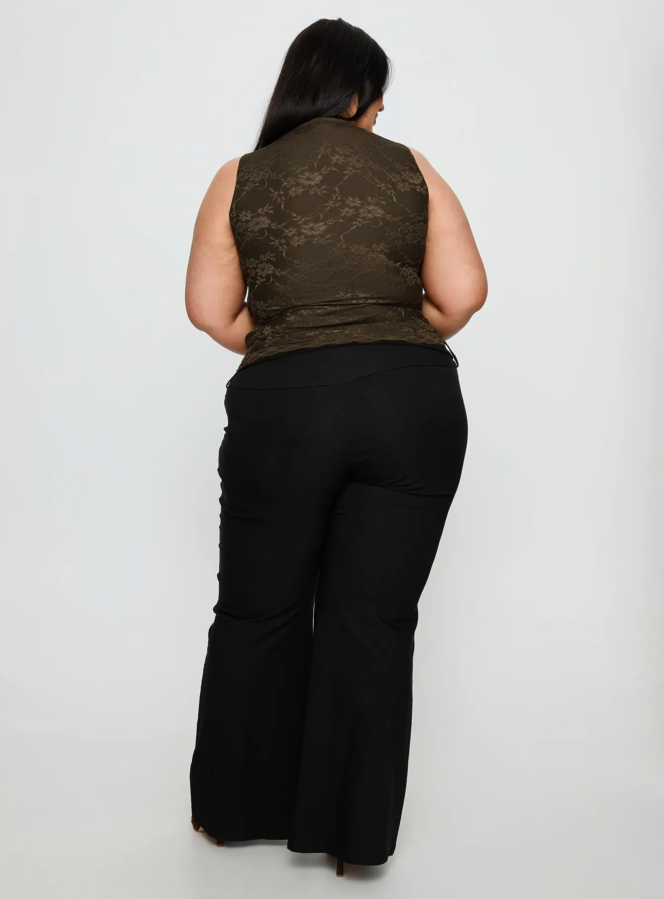 Twinflame Low Rise Hardware Pants Black Curve sold by Princess Polly product image thumbnail 5