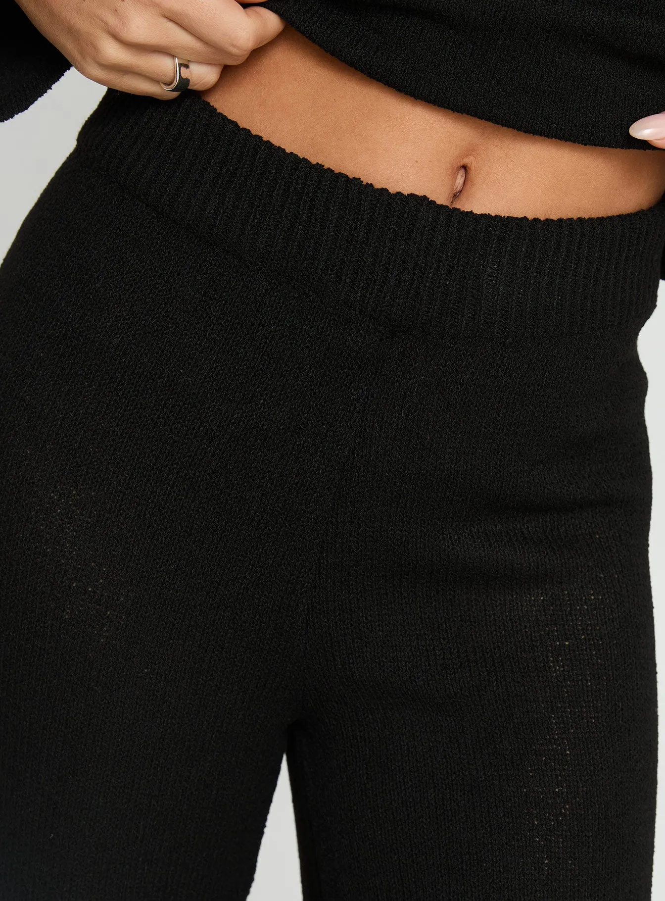 Jaede Knit Pants Black sold by Princess Polly product image thumbnail 5