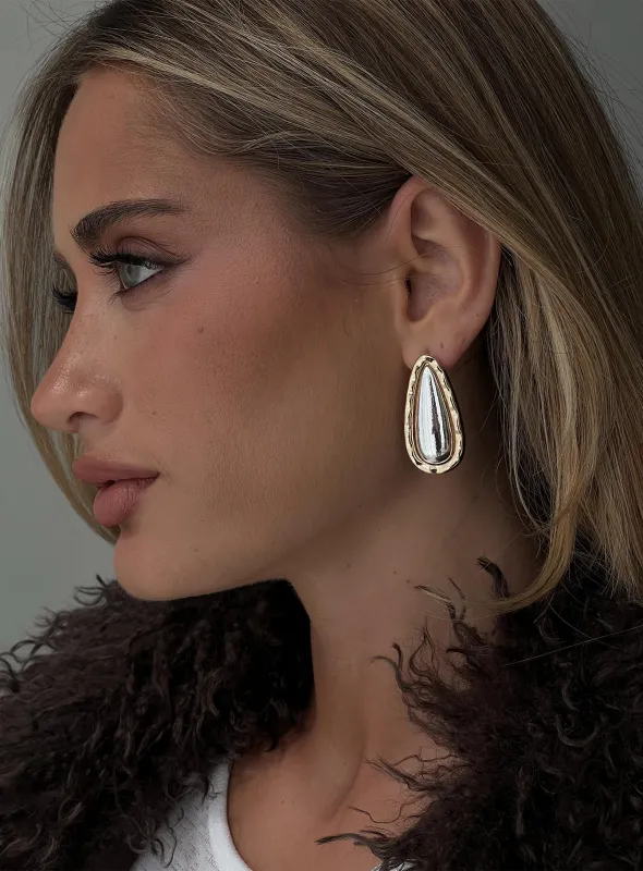 Natilee Teardrop Stud Earrings Multi sold by Princess Polly