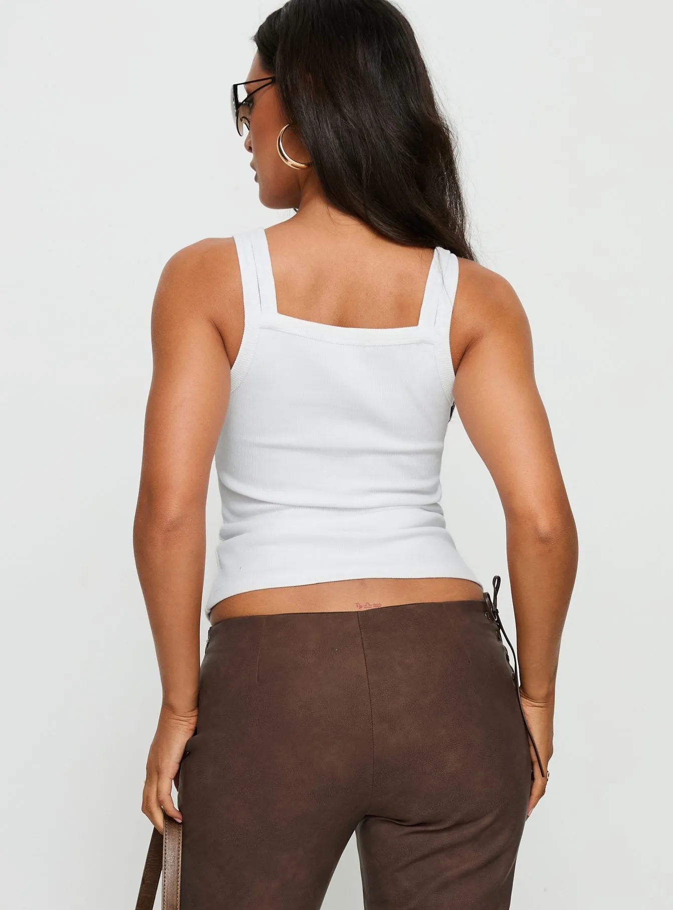 Aglaia Layered Cami Top White sold by Princess Polly product image thumbnail 5