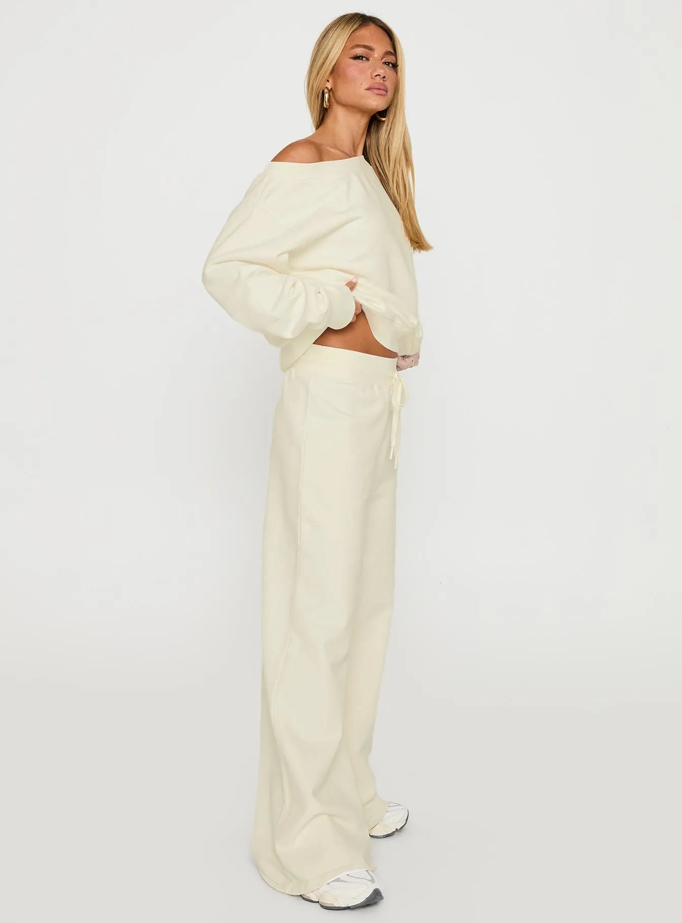 Dodie Wide Leg Pants Washed White sold by Princess Polly product image thumbnail 4