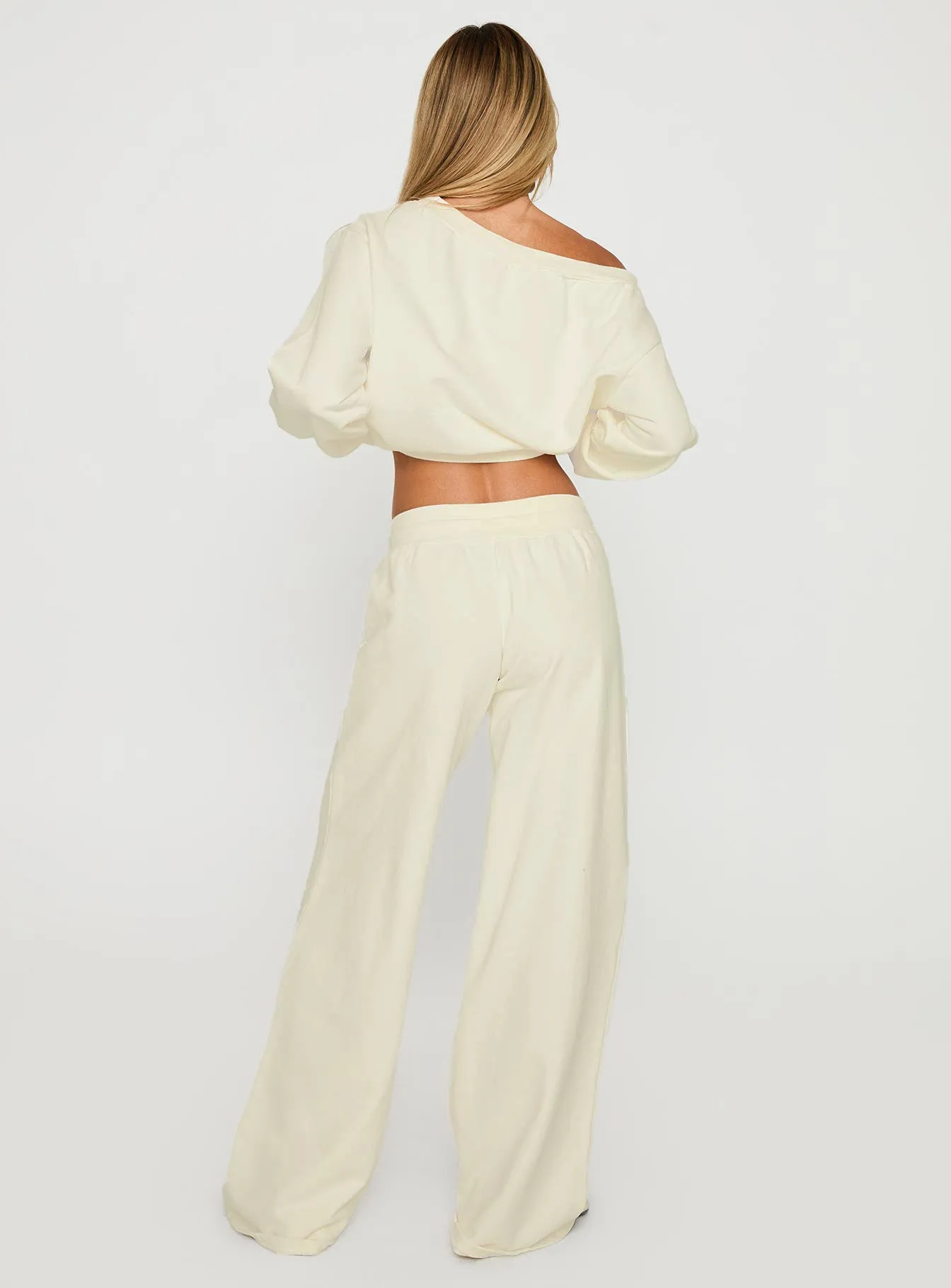 Dodie Wide Leg Pants Washed White sold by Princess Polly product image thumbnail 5