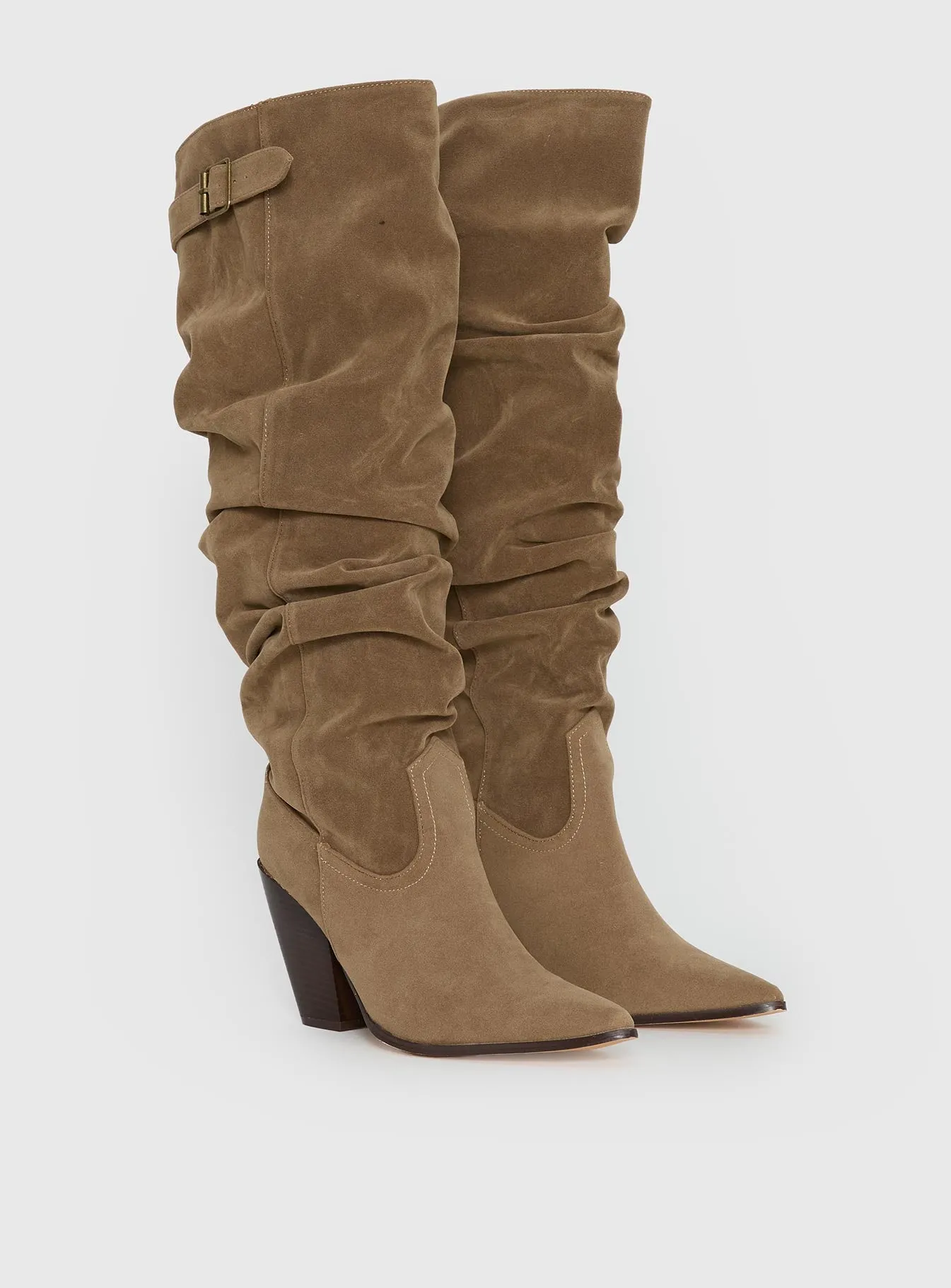 Jumping Boots Khaki sold by Princess Polly product image thumbnail 3