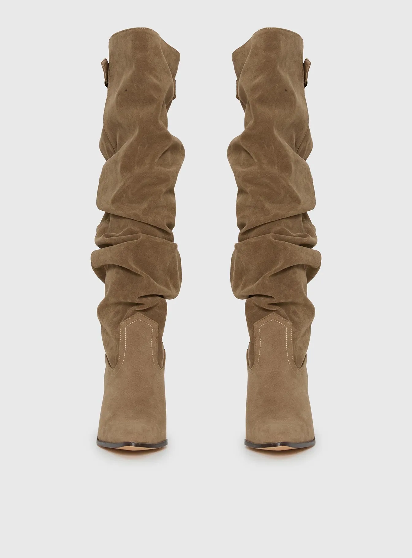 Jumping Boots Khaki sold by Princess Polly product image thumbnail 4