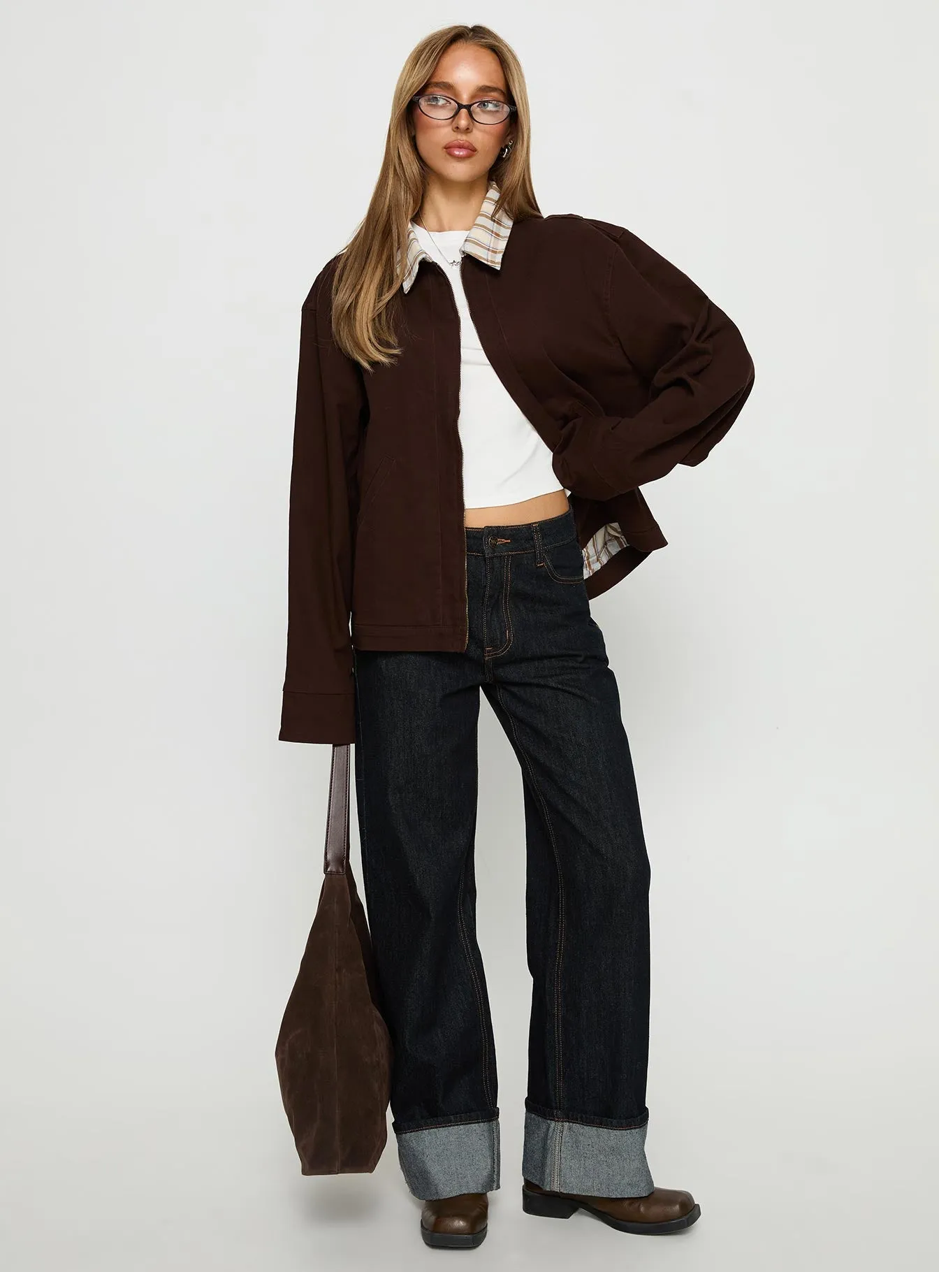 Soraia Workwear Jacket Brown sold by Princess Polly product image thumbnail 3