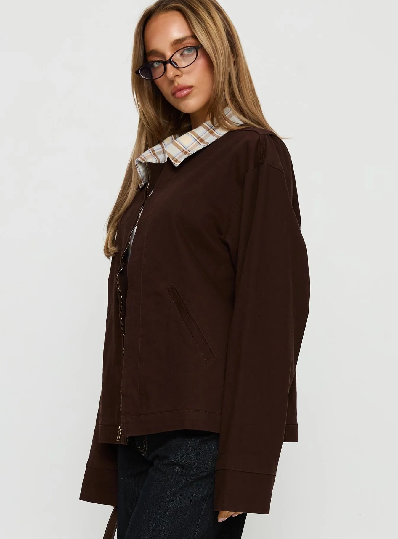 Soraia Workwear Jacket Brown sold by Princess Polly product image thumbnail 4