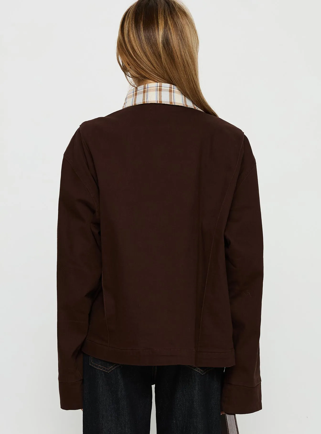 Soraia Workwear Jacket Brown sold by Princess Polly product image thumbnail 5
