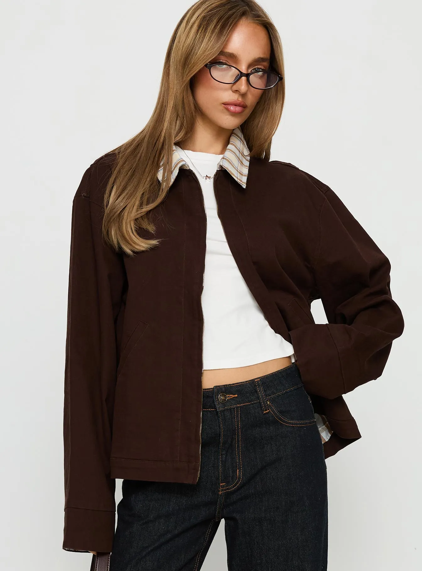 Soraia Workwear Jacket Brown sold by Princess Polly product image thumbnail 2