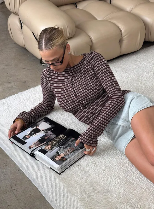 Spence Layered Top Multi Stripe sold by Princess Polly