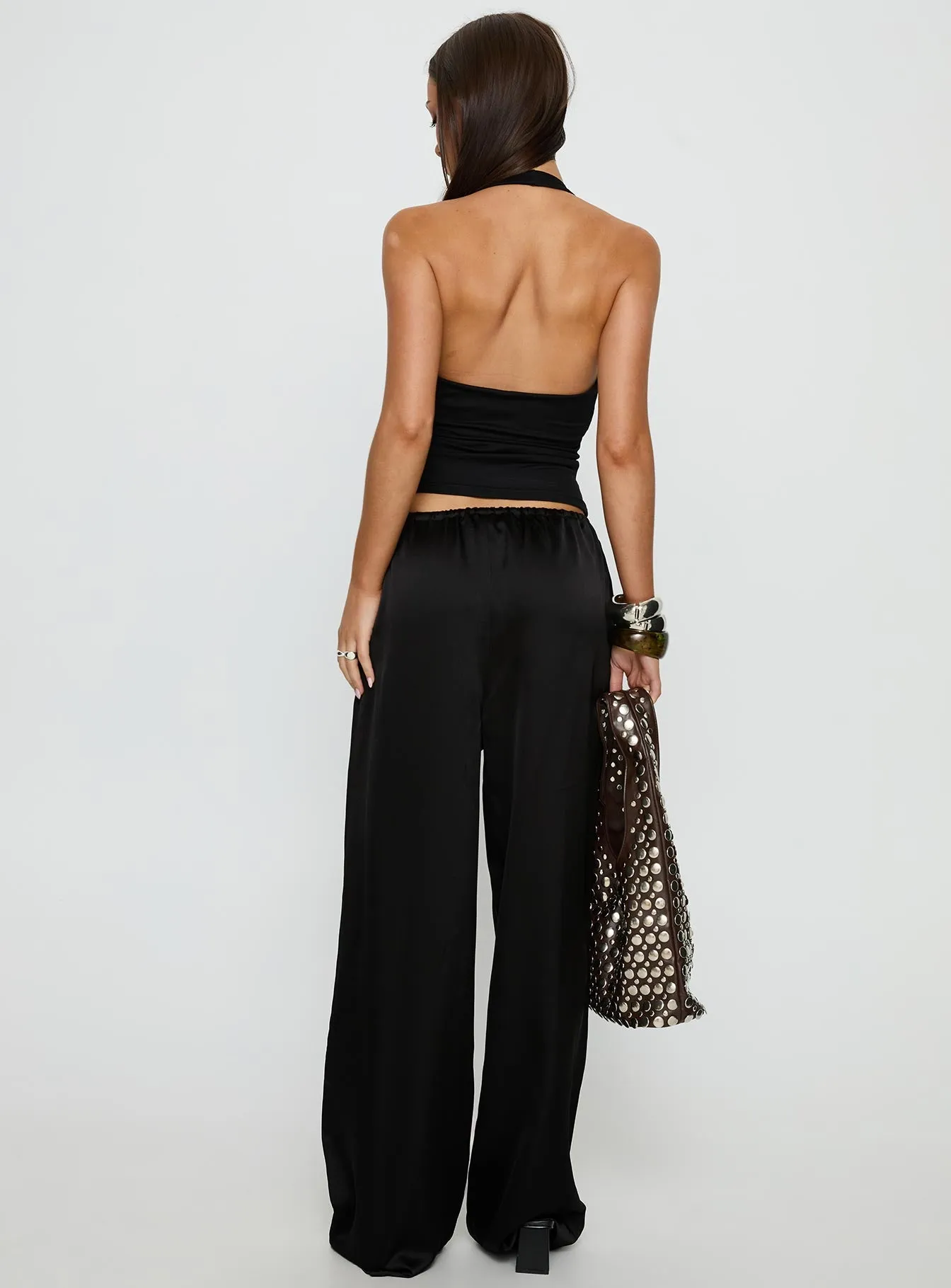 Soulstar Satin Pants Black sold by Princess Polly product image thumbnail 5