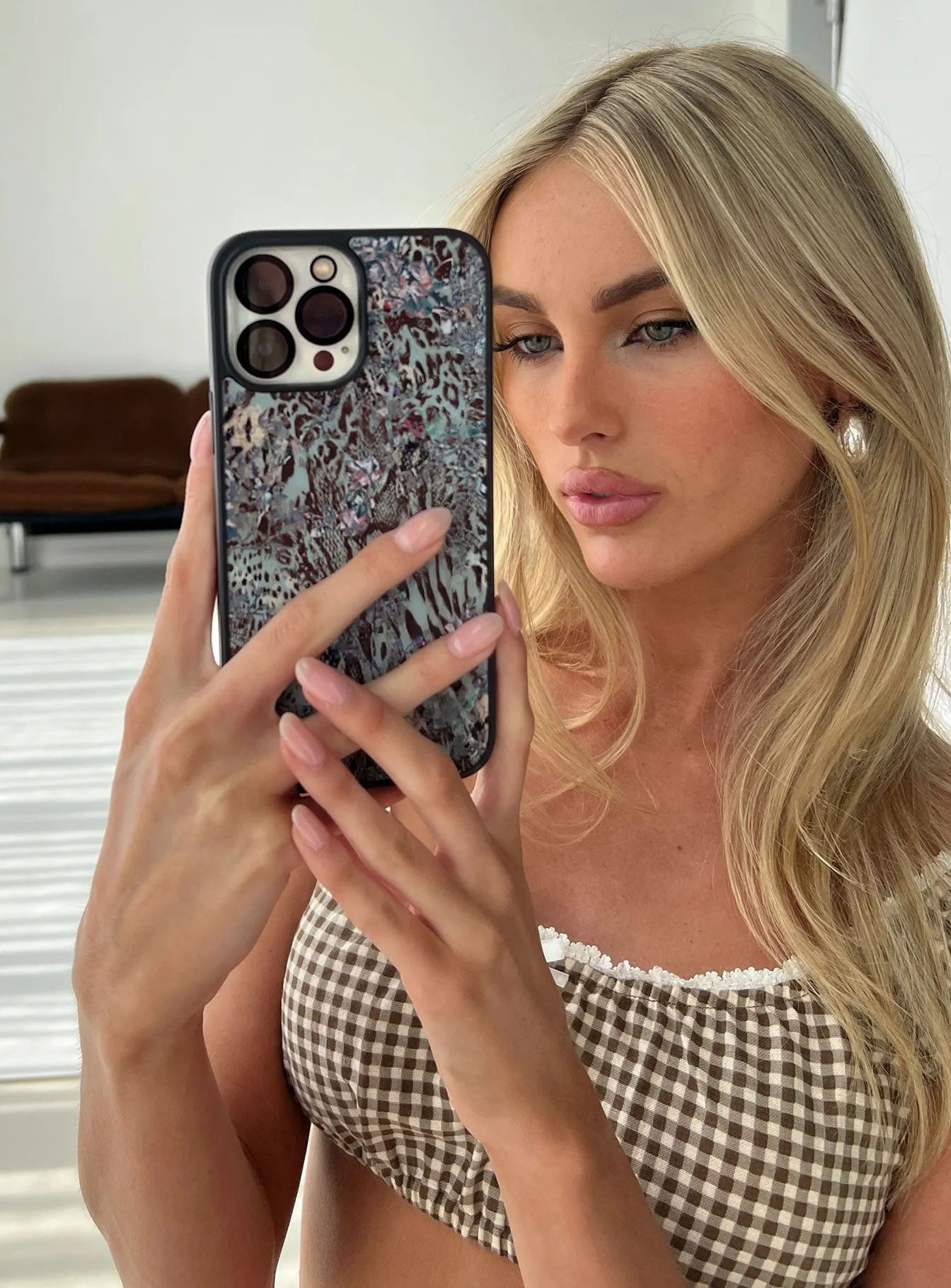 Sitting Pretty iPhone Case Abstract Leopard sold by Princess Polly product image thumbnail 3
