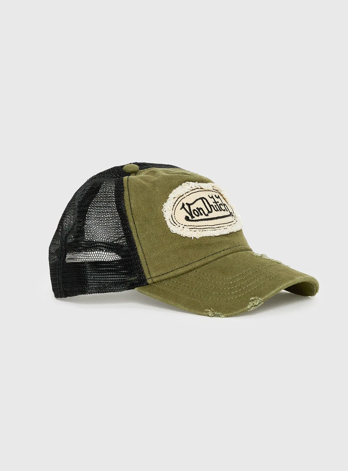 Von Dutch Denim Trucker Hat Vintage Green sold by Princess Polly product image thumbnail 3