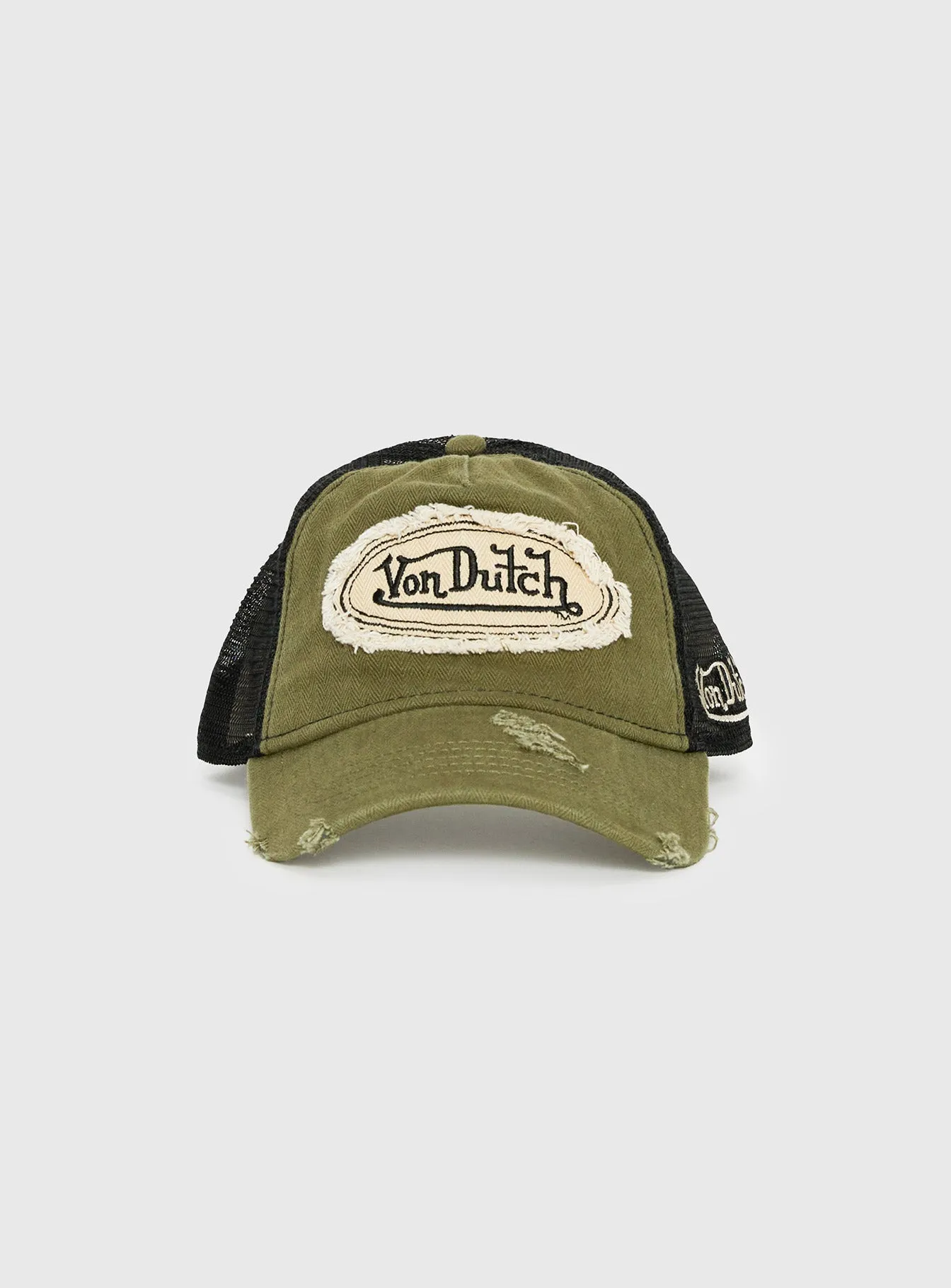 Von Dutch Denim Trucker Hat Vintage Green sold by Princess Polly product image thumbnail 2