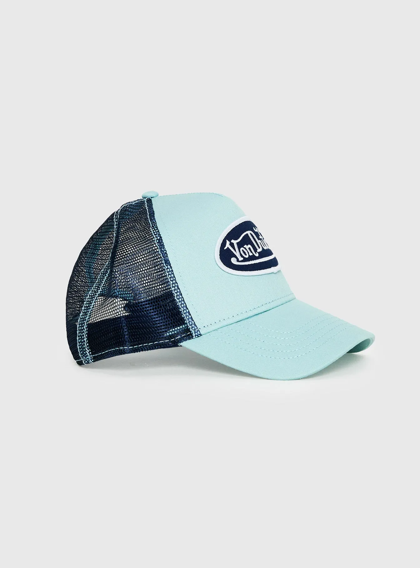 Von Dutch Staple Trucker Hat Blue sold by Princess Polly product image thumbnail 3