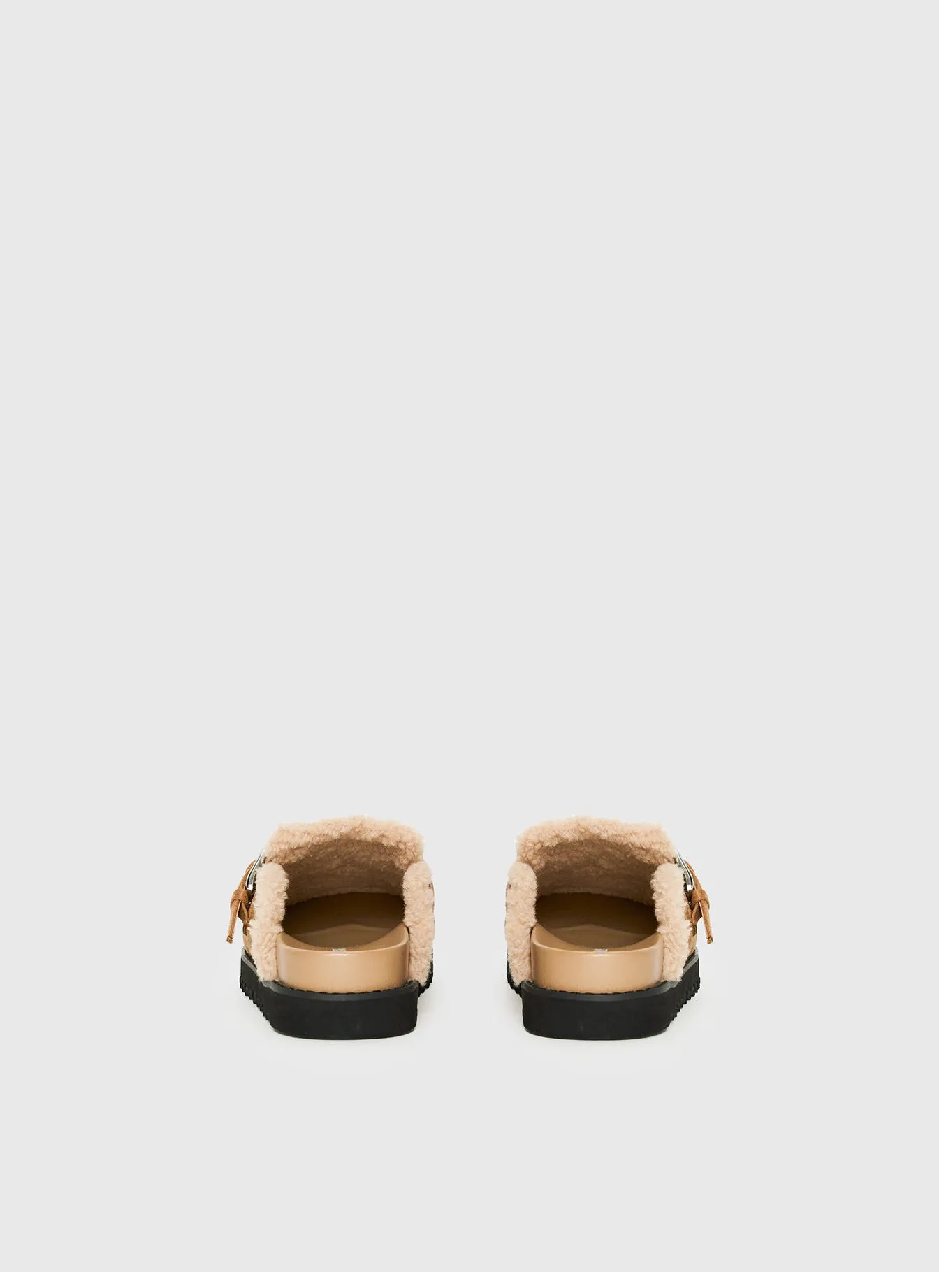 Raxton Faux Suede Clogs Brown sold by Princess Polly product image thumbnail 5