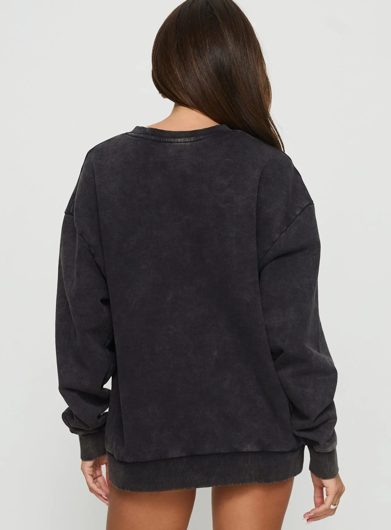 Hand Picked Graphic Jumper Black sold by Princess Polly product image thumbnail 4