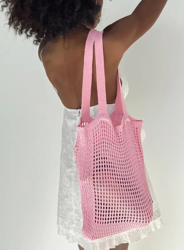 Toddy Tote Bag Pink sold by Princess Polly