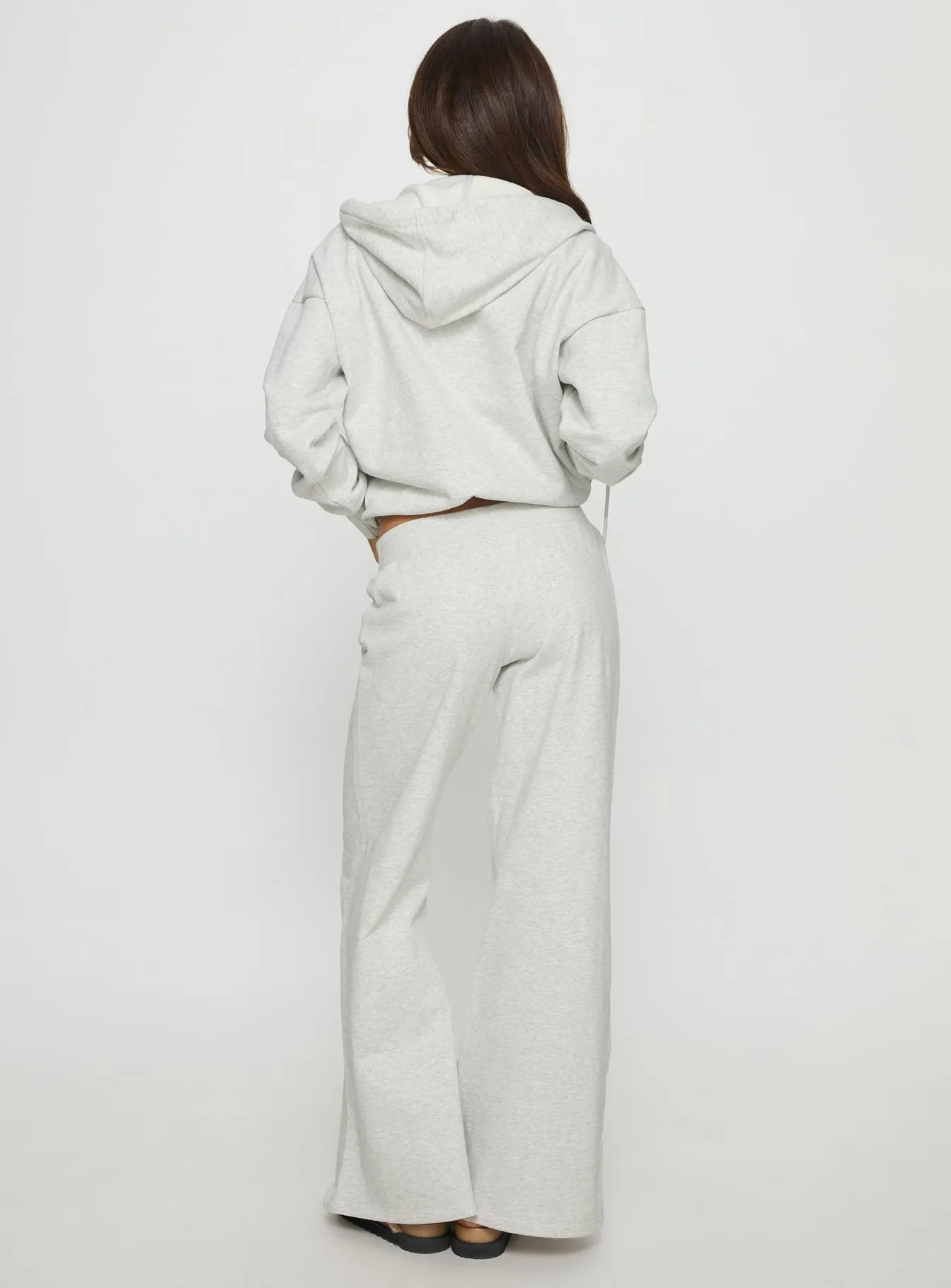 Summits Flared Track Pants Grey Marle sold by Princess Polly product image thumbnail 5