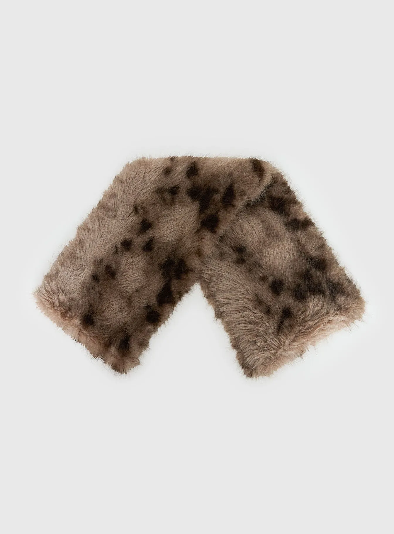 Freeze Fluffy Scarf Brown sold by Princess Polly product image thumbnail 2