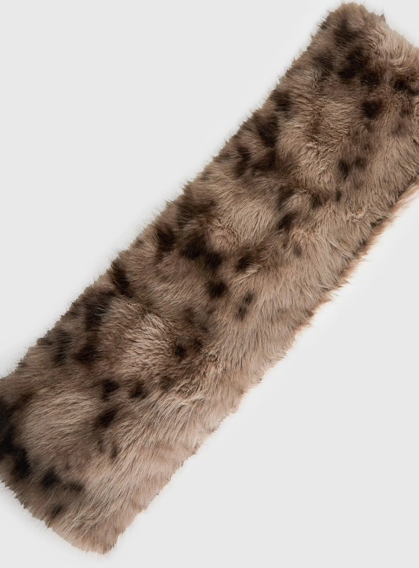 Freeze Fluffy Scarf Brown sold by Princess Polly product image thumbnail 3