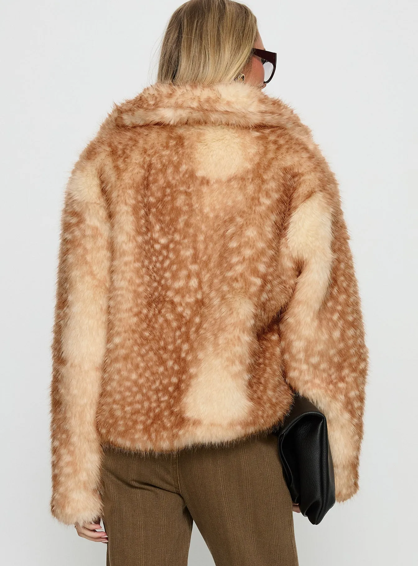 Dawnn Faux Fur Jacket Animal sold by Princess Polly product image thumbnail 5
