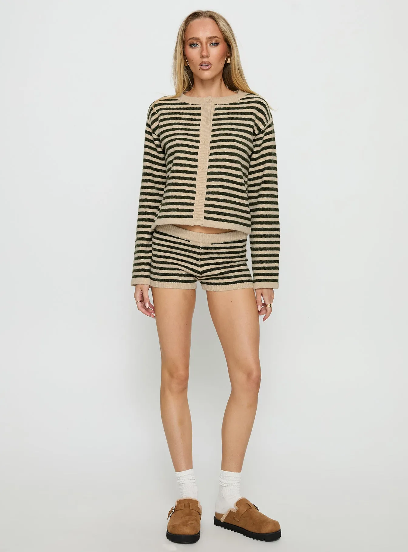 Kollens Knit Cardigan Beige Multi sold by Princess Polly product image thumbnail 3