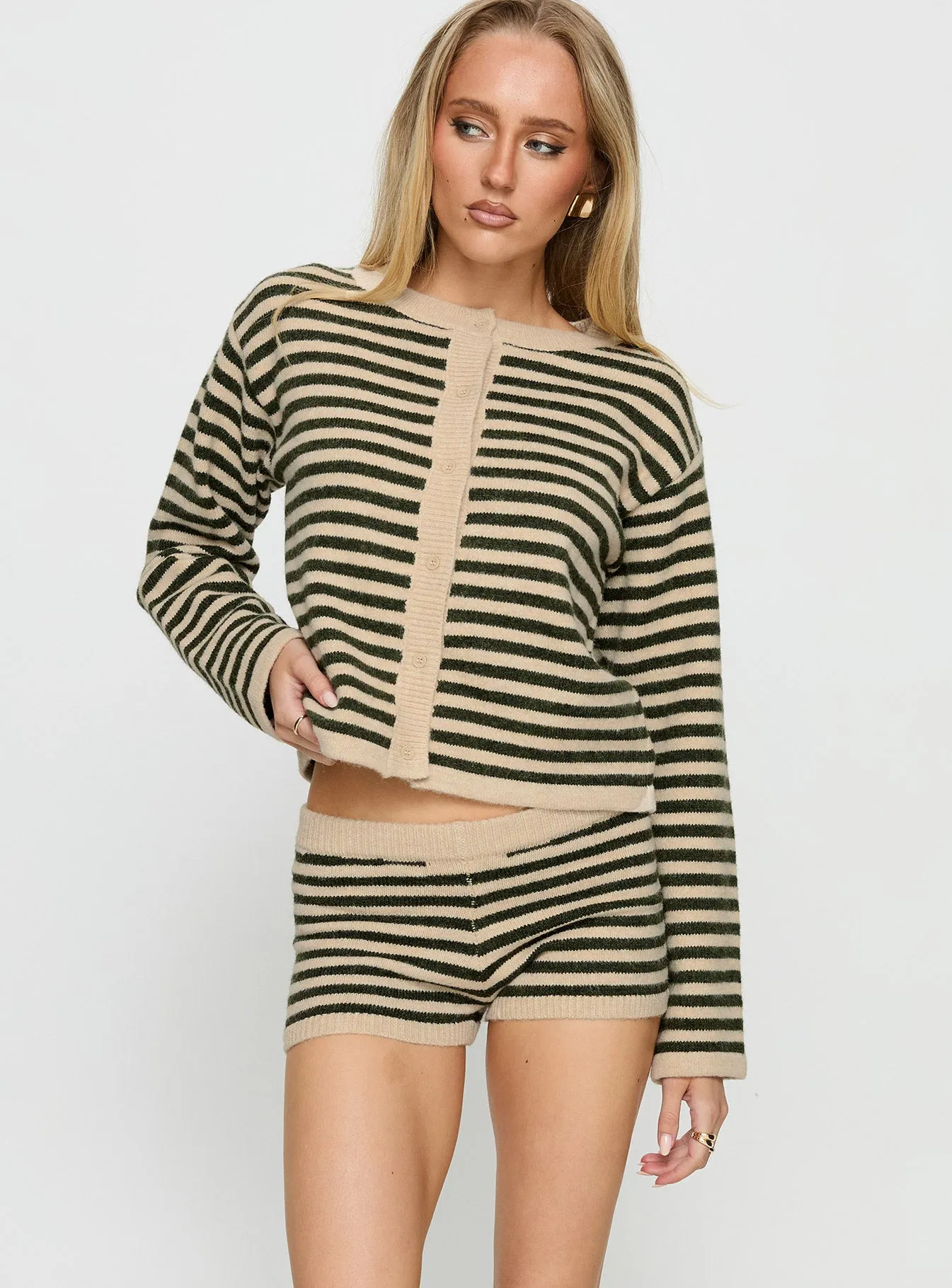 Kollens Knit Micro Short Beige Multi sold by Princess Polly product image thumbnail 2