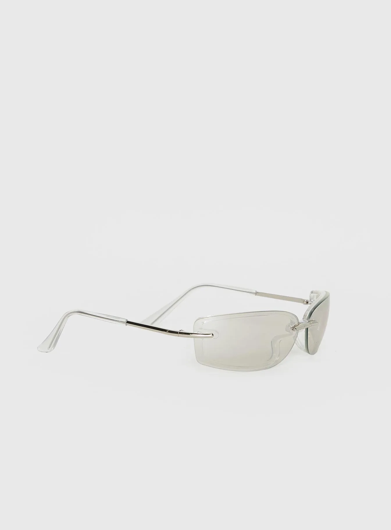 Jaimee Sunglasses Silver sold by Princess Polly product image thumbnail 3
