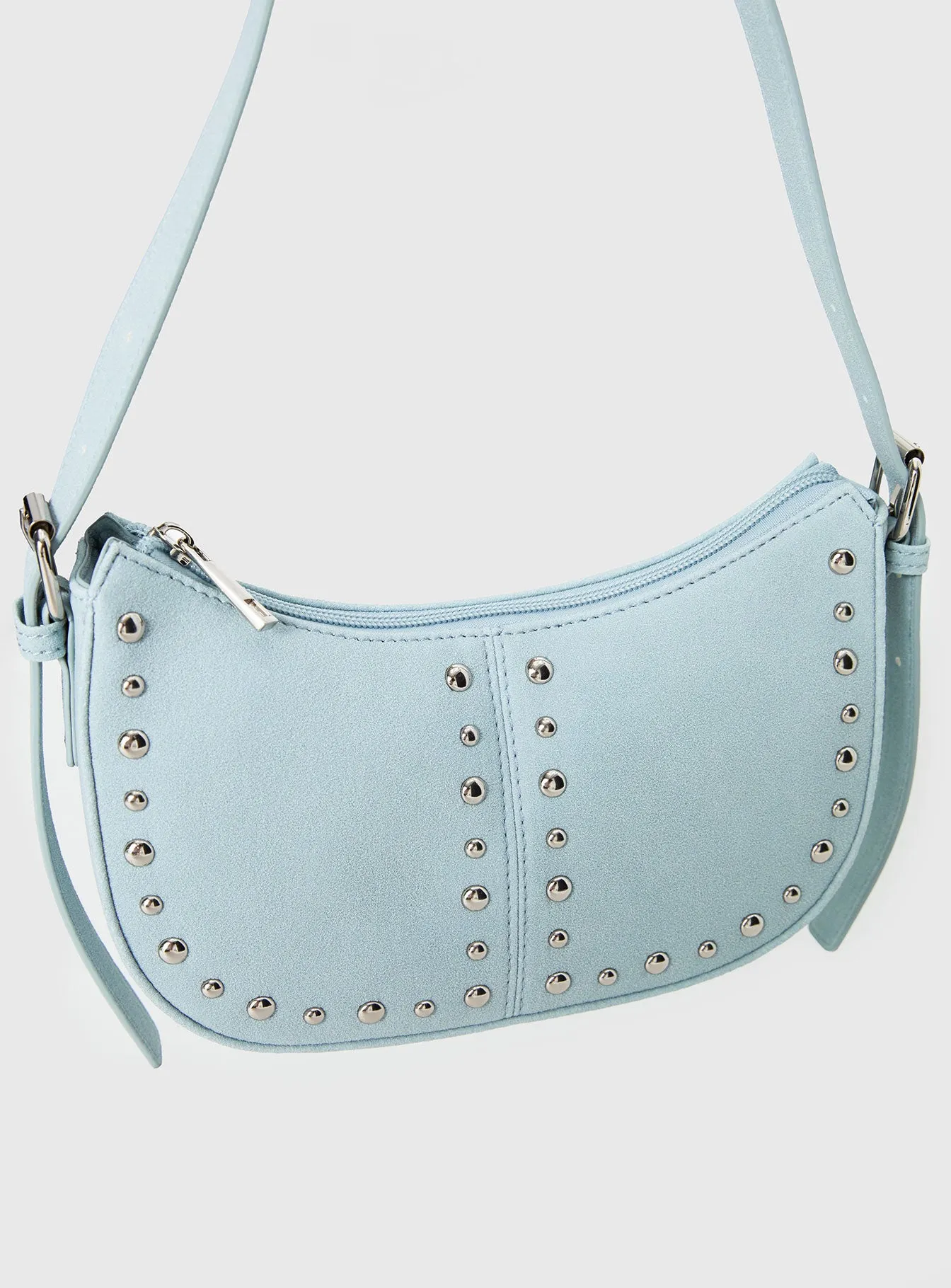 Bright Lights Studded Shoulder Bag Blue sold by Princess Polly product image thumbnail 5