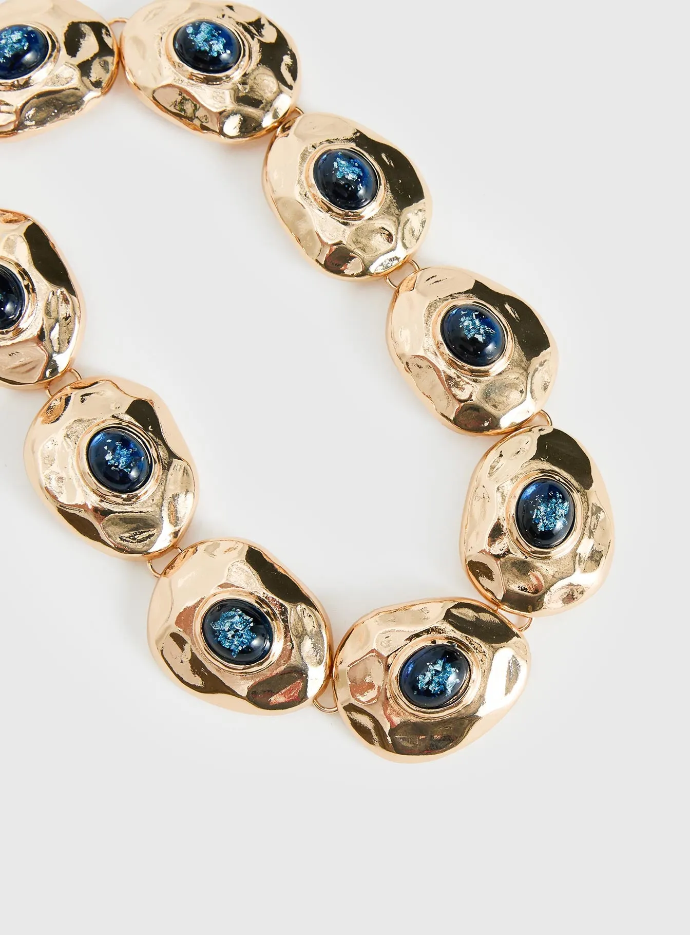 Donella Chunky Stone Necklace Gold sold by Princess Polly product image thumbnail 3