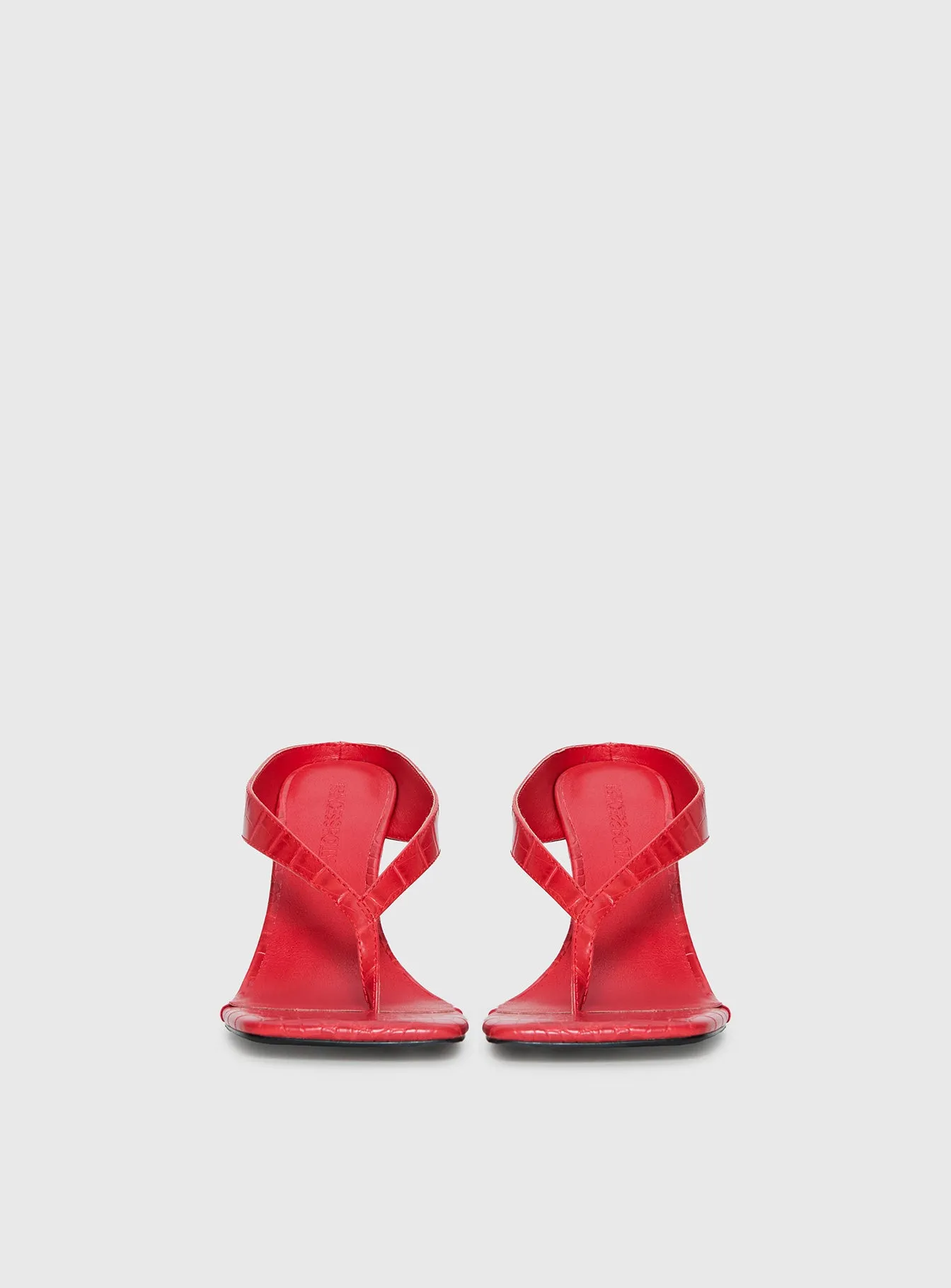 Nylah Wedge Heels Red Croc sold by Princess Polly product image thumbnail 4