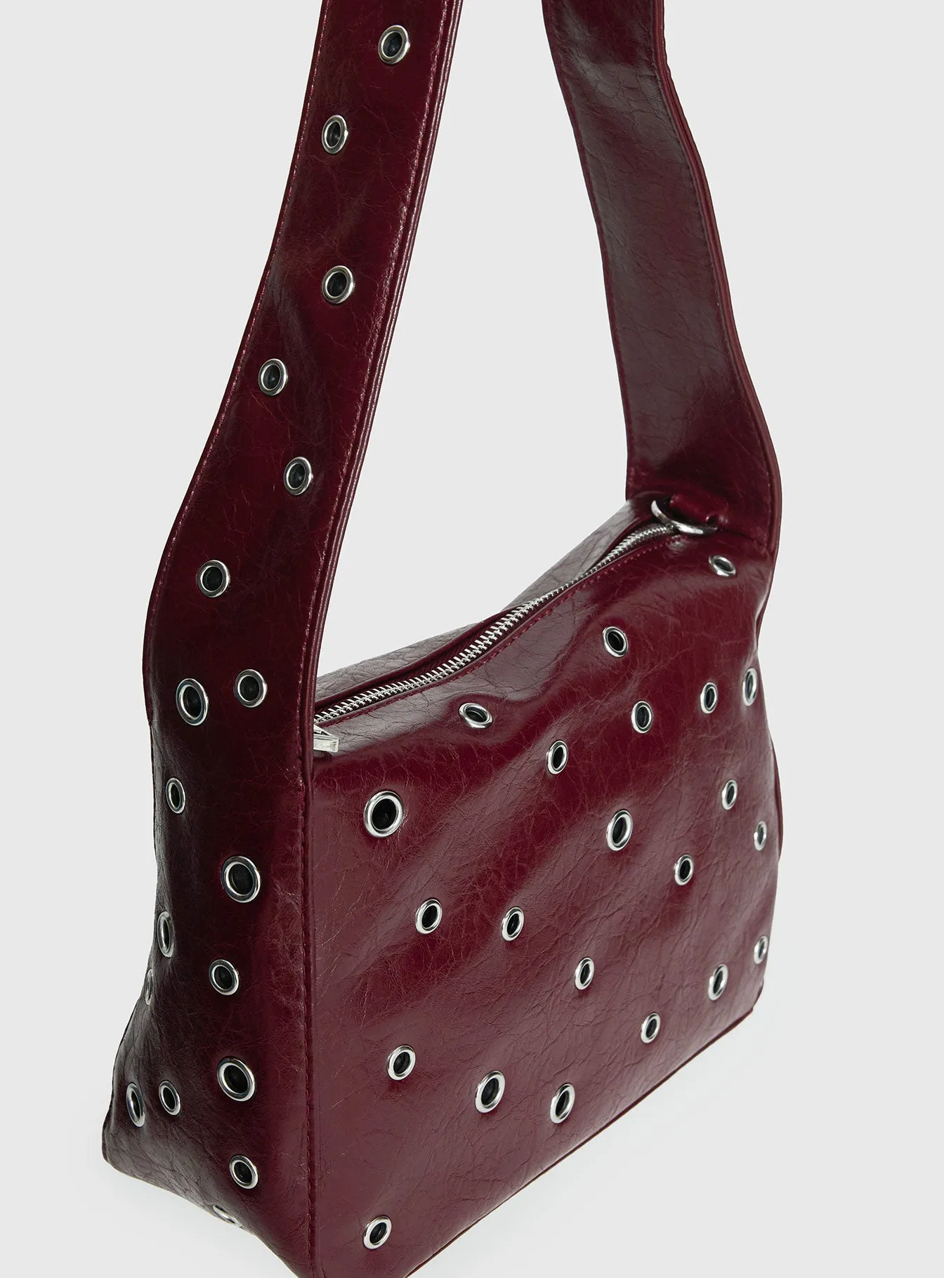 Dream Came True Eyelet Shoulder Bag Cherry sold by Princess Polly product image thumbnail 5