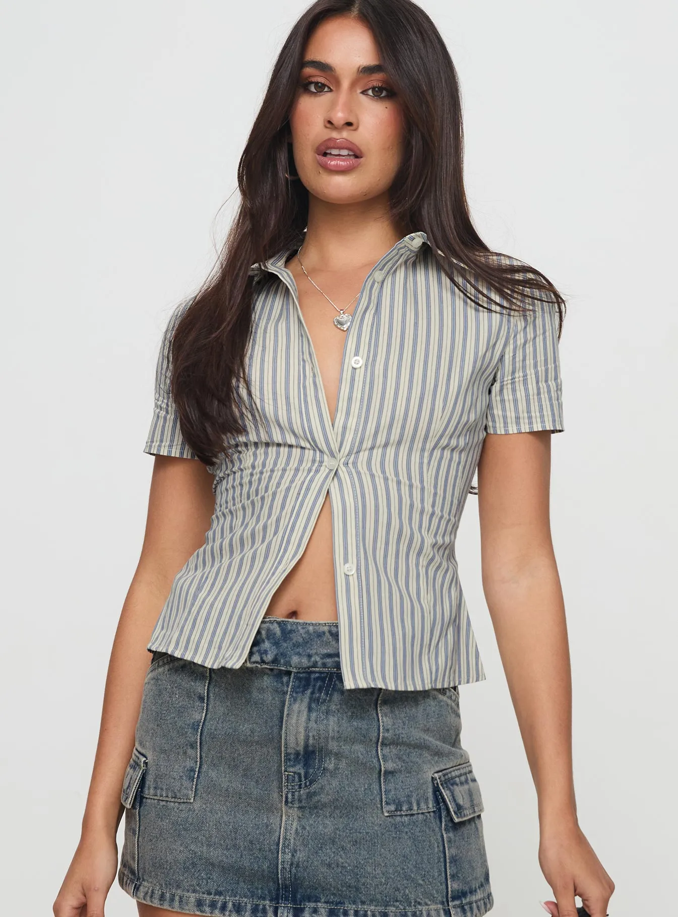 Peppy Shirt Stripe sold by Princess Polly product image thumbnail 2