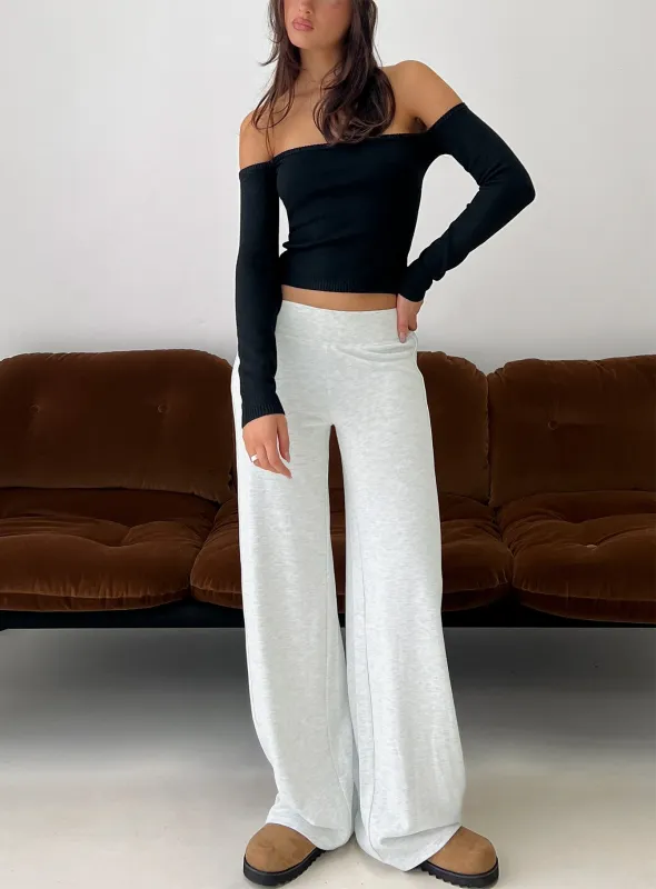 Ascenda Straight Leg Track Pant Grey Marle sold by Princess Polly