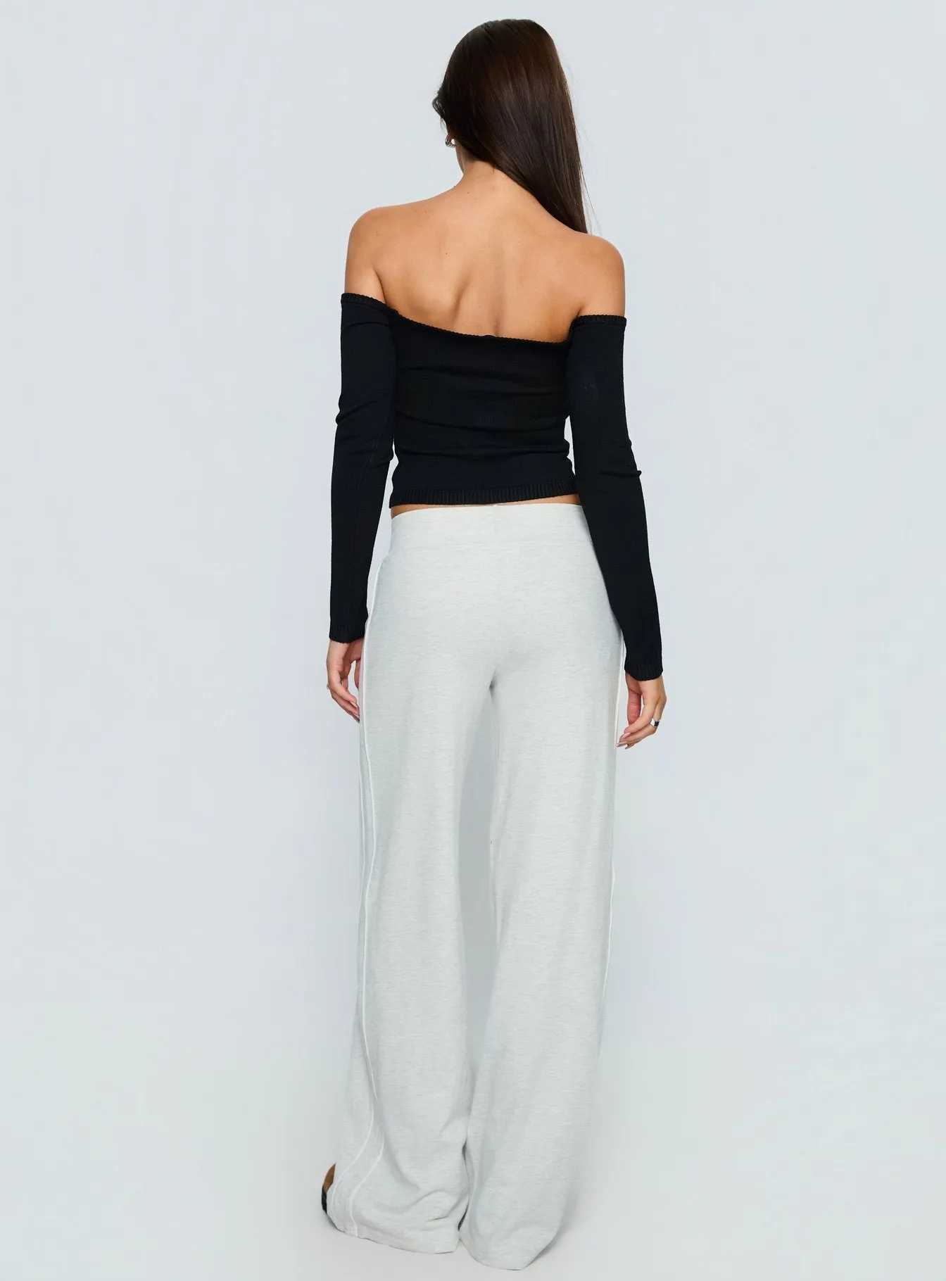 Ascenda Straight Leg Track Pant Grey Marle sold by Princess Polly product image thumbnail 5