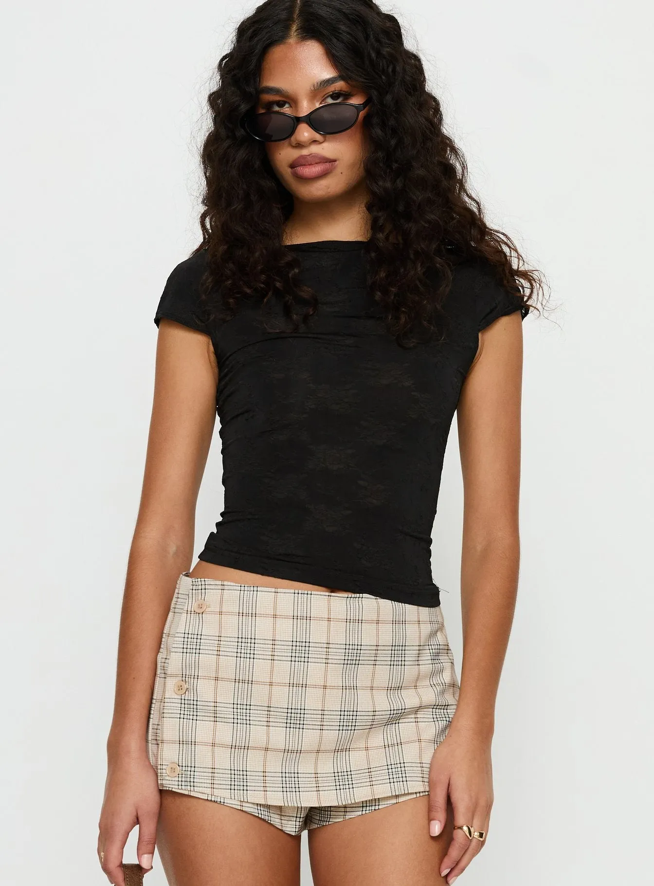 Avena Backless Top Black sold by Princess Polly product image thumbnail 2