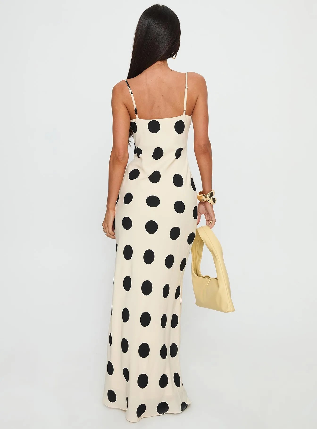 Avienna Maxi Dress Cream / Polka Dot sold by Princess Polly product image thumbnail 5