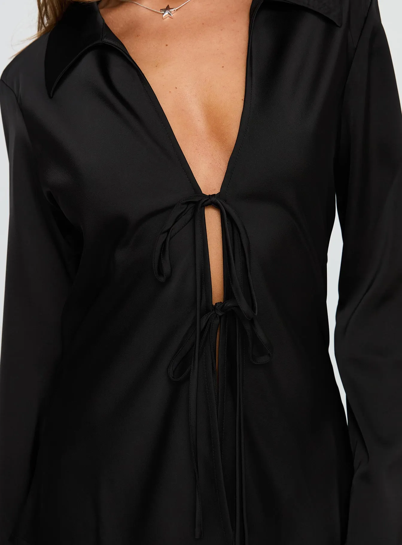 Way Life Goes Long Sleeve Top Black sold by Princess Polly product image thumbnail 5