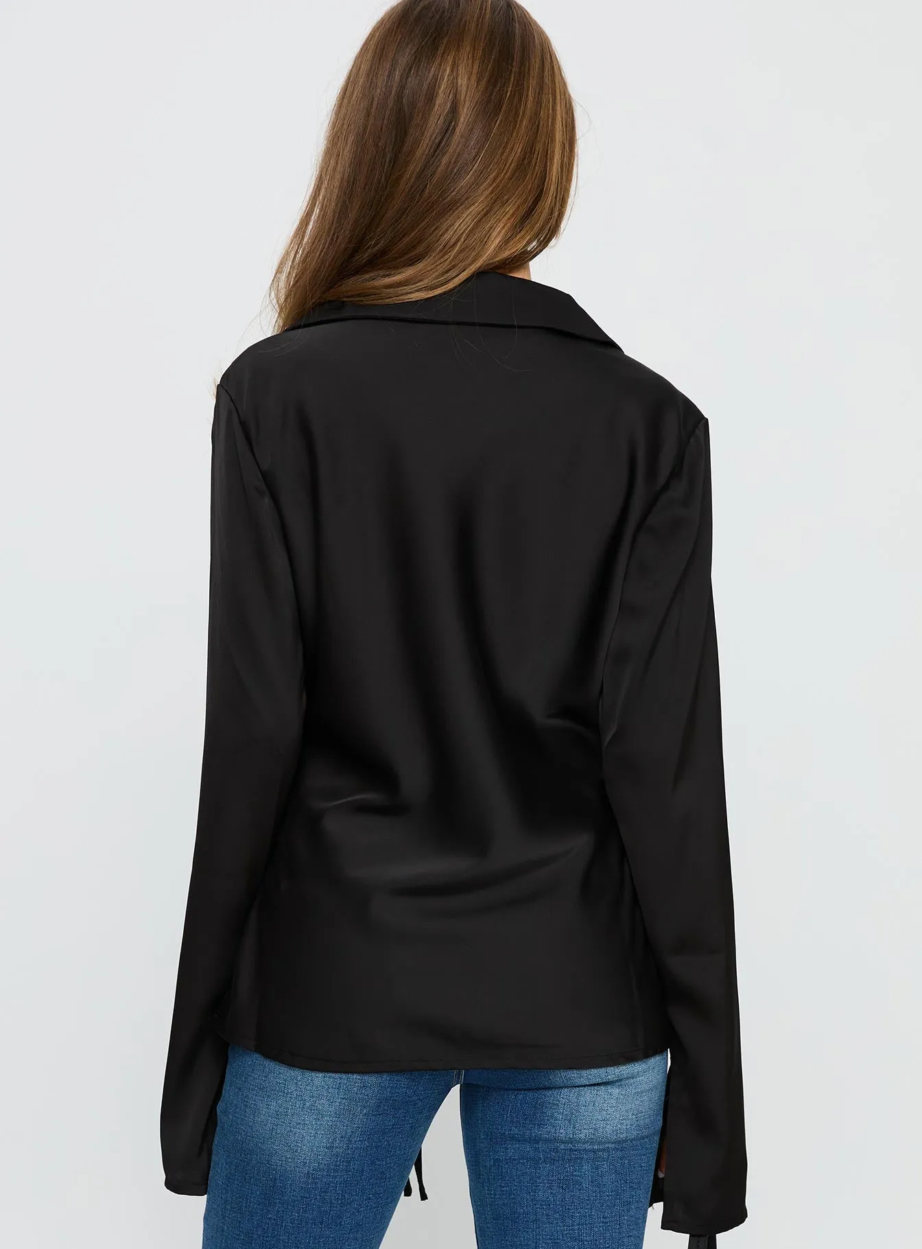 Way Life Goes Long Sleeve Top Black sold by Princess Polly product image thumbnail 4