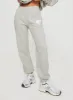 Princess Polly Track Pants Bubble Text Grey / Cloud White sold by Princess Polly