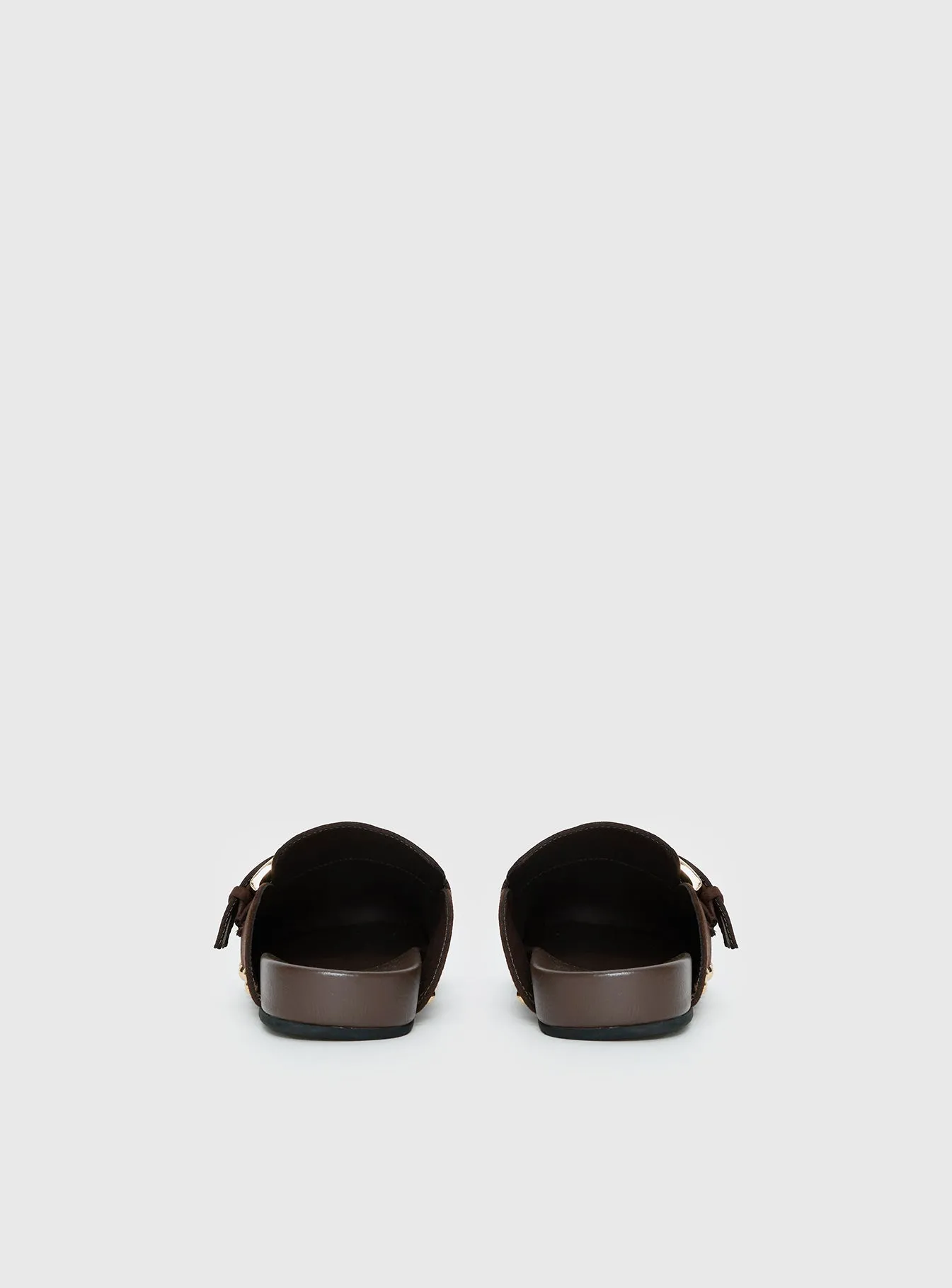 Way Life Goes Stud Detail Clogs Chocolate sold by Princess Polly product image thumbnail 5