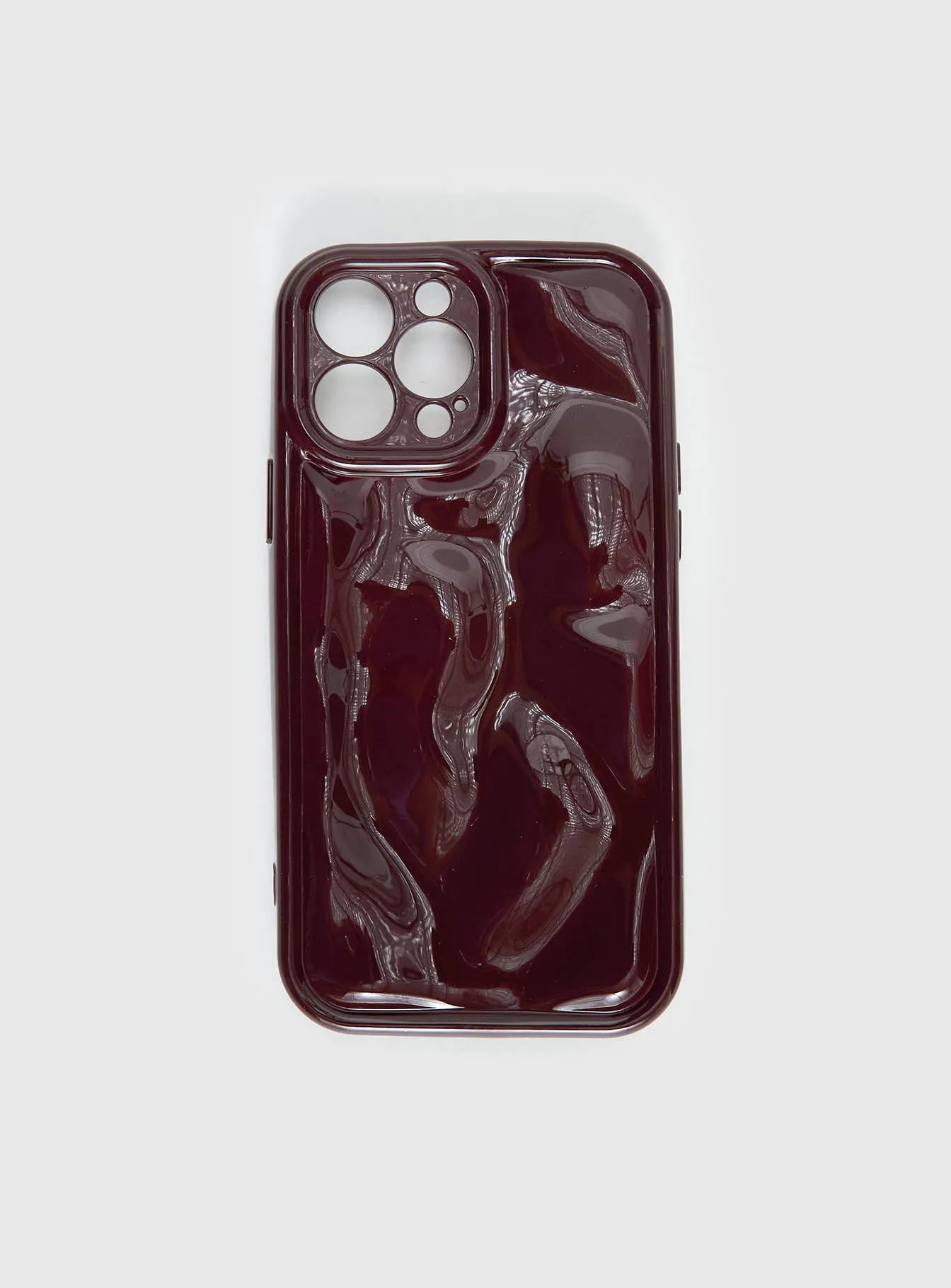 Clued In iPhone Case Burgundy sold by Princess Polly