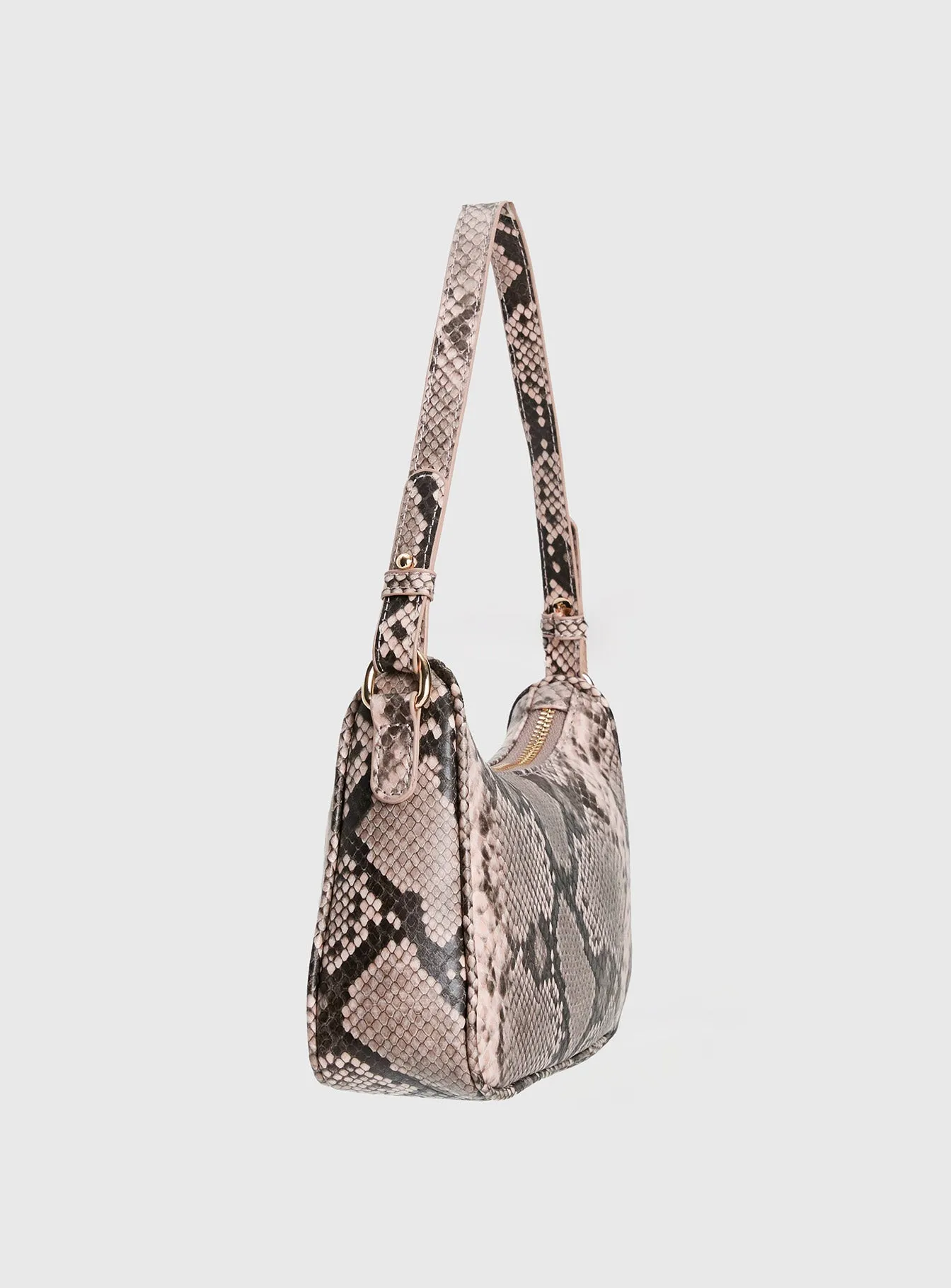Jaxen Shoulder Bag Pink Snake sold by Princess Polly product image thumbnail 3