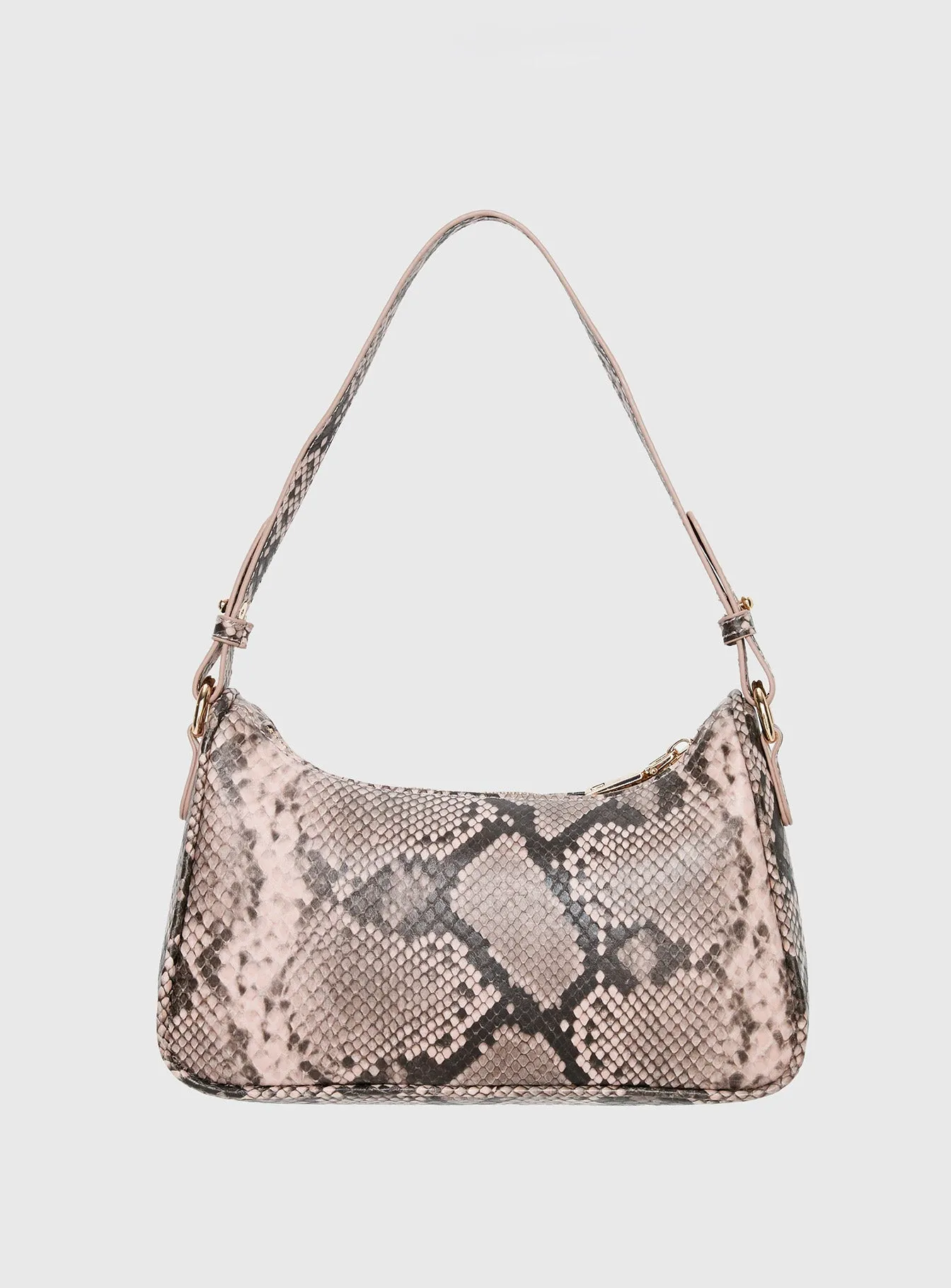 Jaxen Shoulder Bag Pink Snake sold by Princess Polly product image thumbnail 4