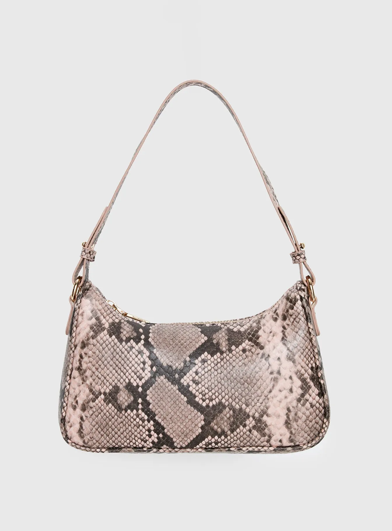Jaxen Shoulder Bag Pink Snake sold by Princess Polly product image thumbnail 2