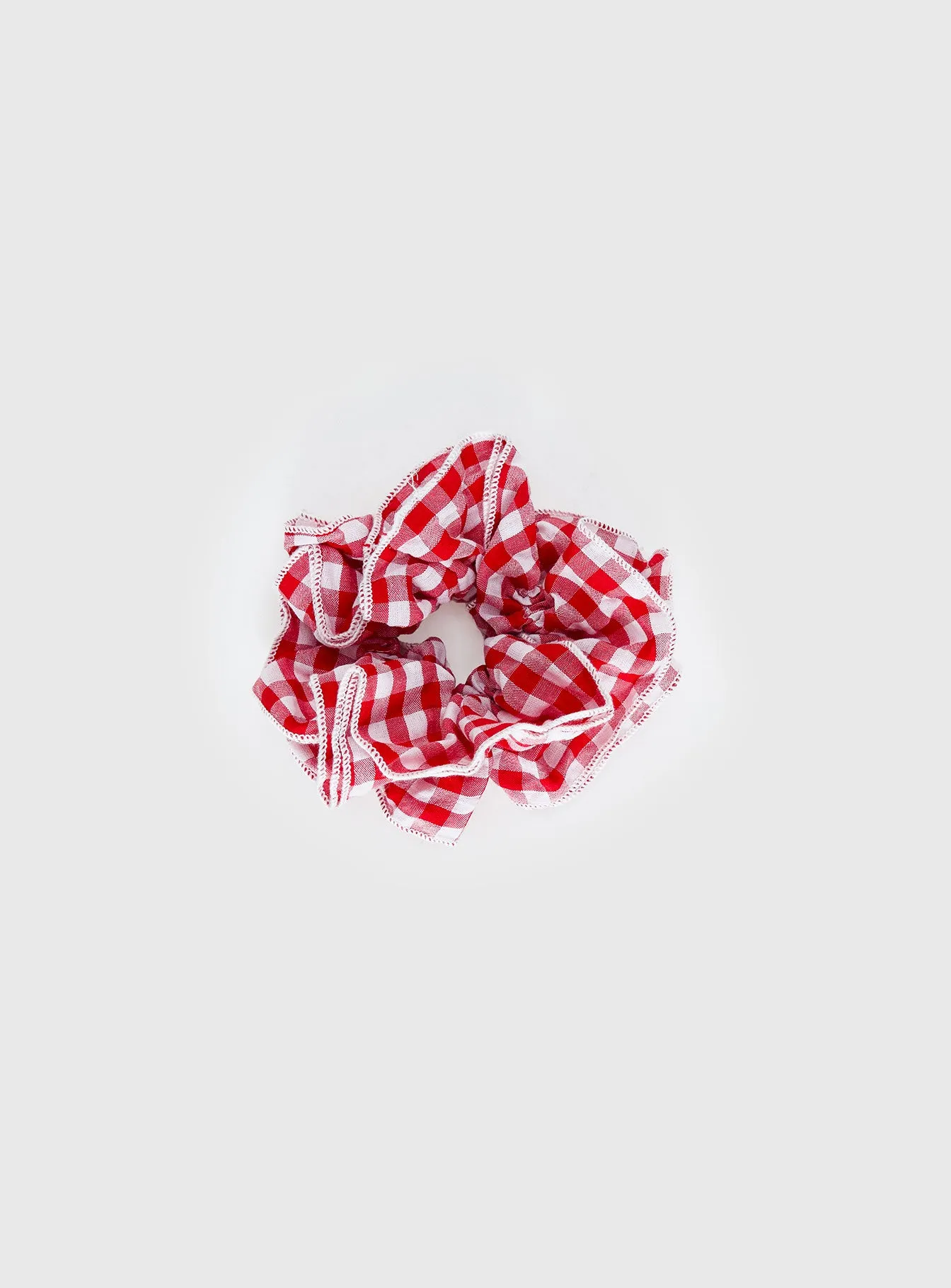 Cheshire Scrunchie Red Gingham sold by Princess Polly product image thumbnail 2