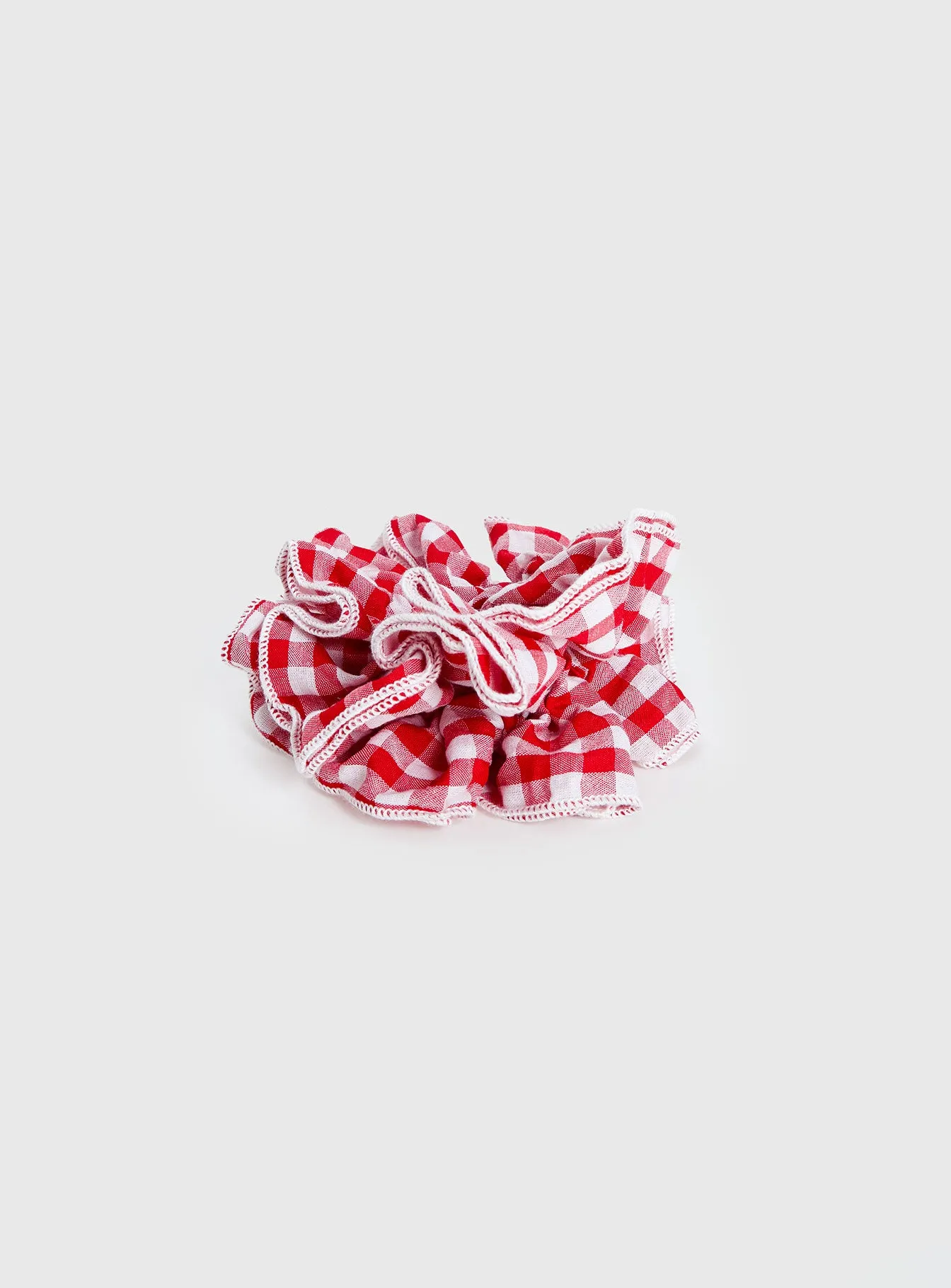 Cheshire Scrunchie Red Gingham sold by Princess Polly product image thumbnail 3
