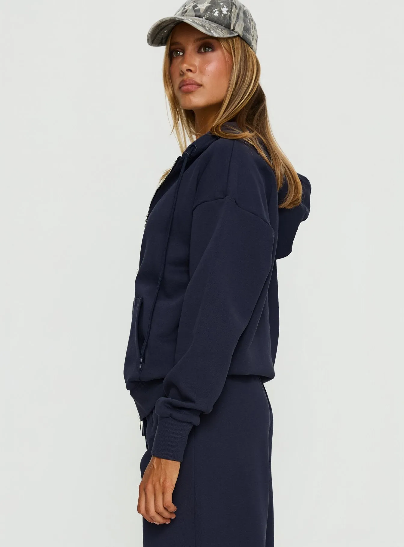 All Day Oversized Hoodie Navy sold by Princess Polly product image thumbnail 4