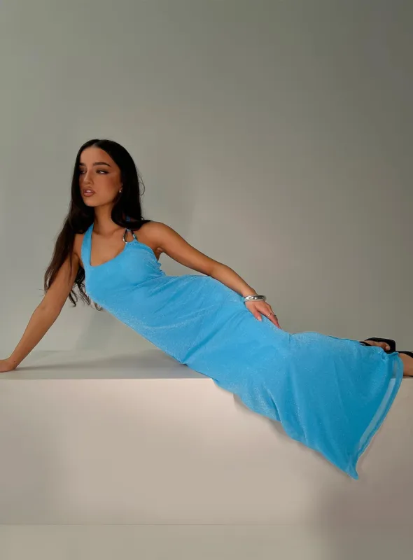 Merielle Maxi Dress Blue sold by Princess Polly