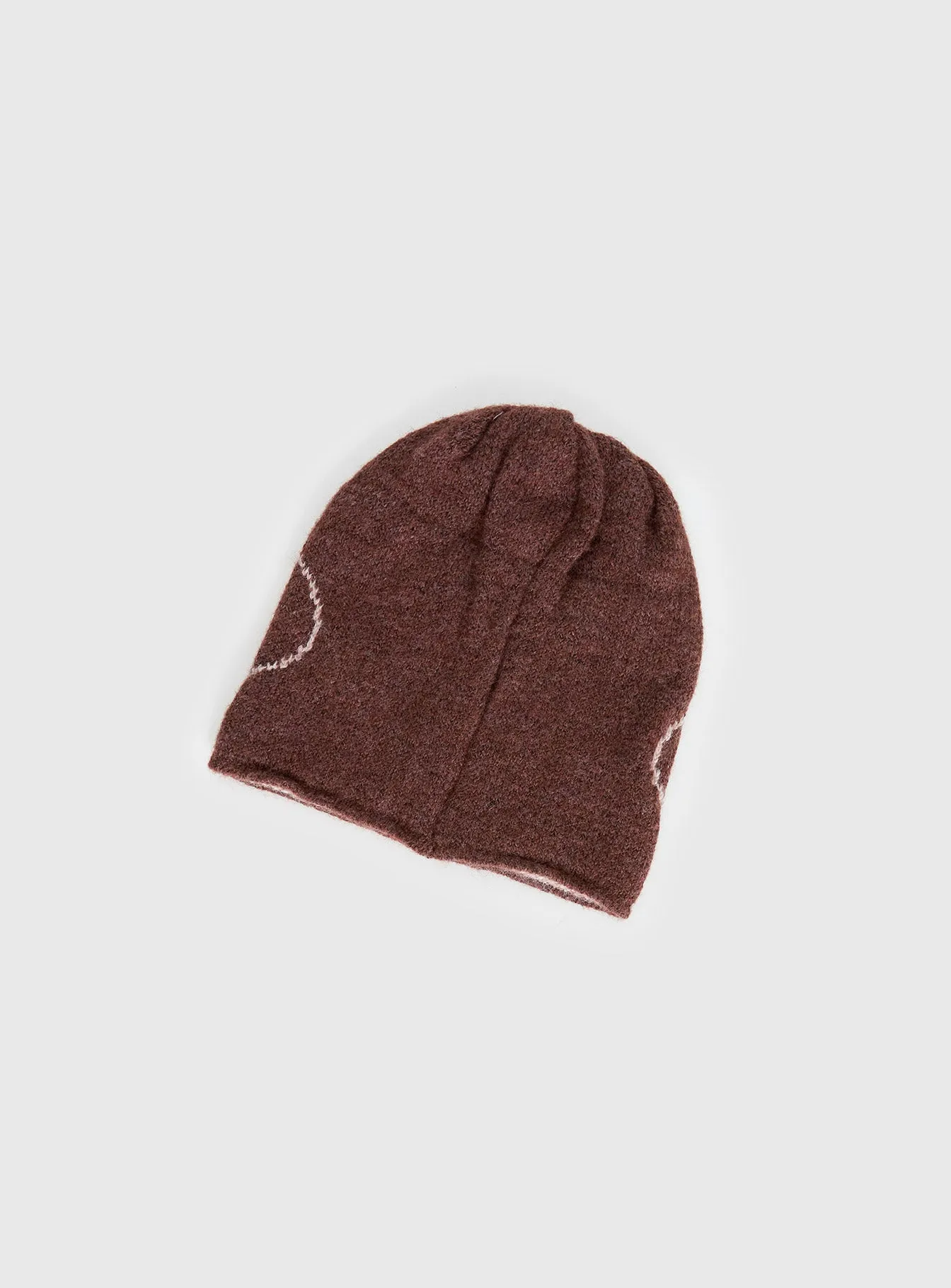 Rhiara Beanie Brown / Pink sold by Princess Polly product image thumbnail 3